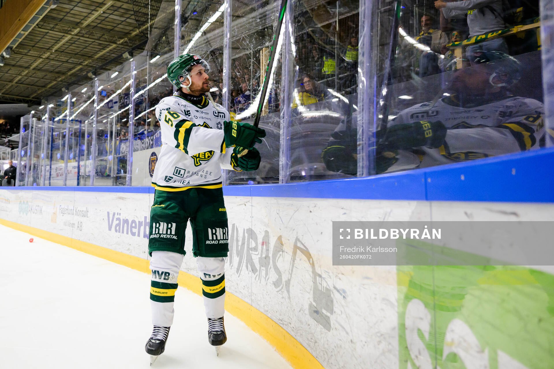 Björklövens Fredrik Forsberg jublar