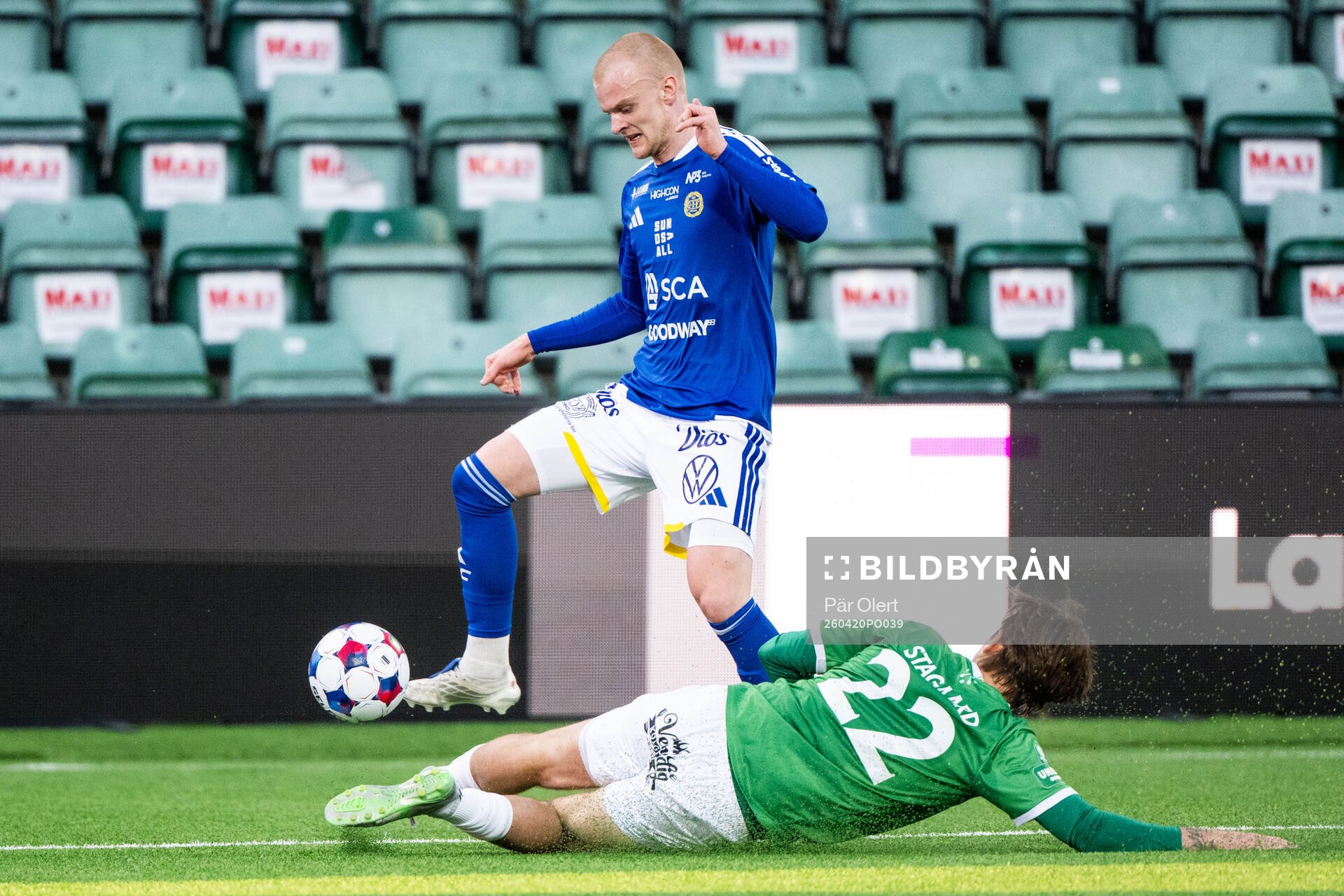 GIF Sundsvalls Lucas Forsberg och Brages Tobias Stagaard