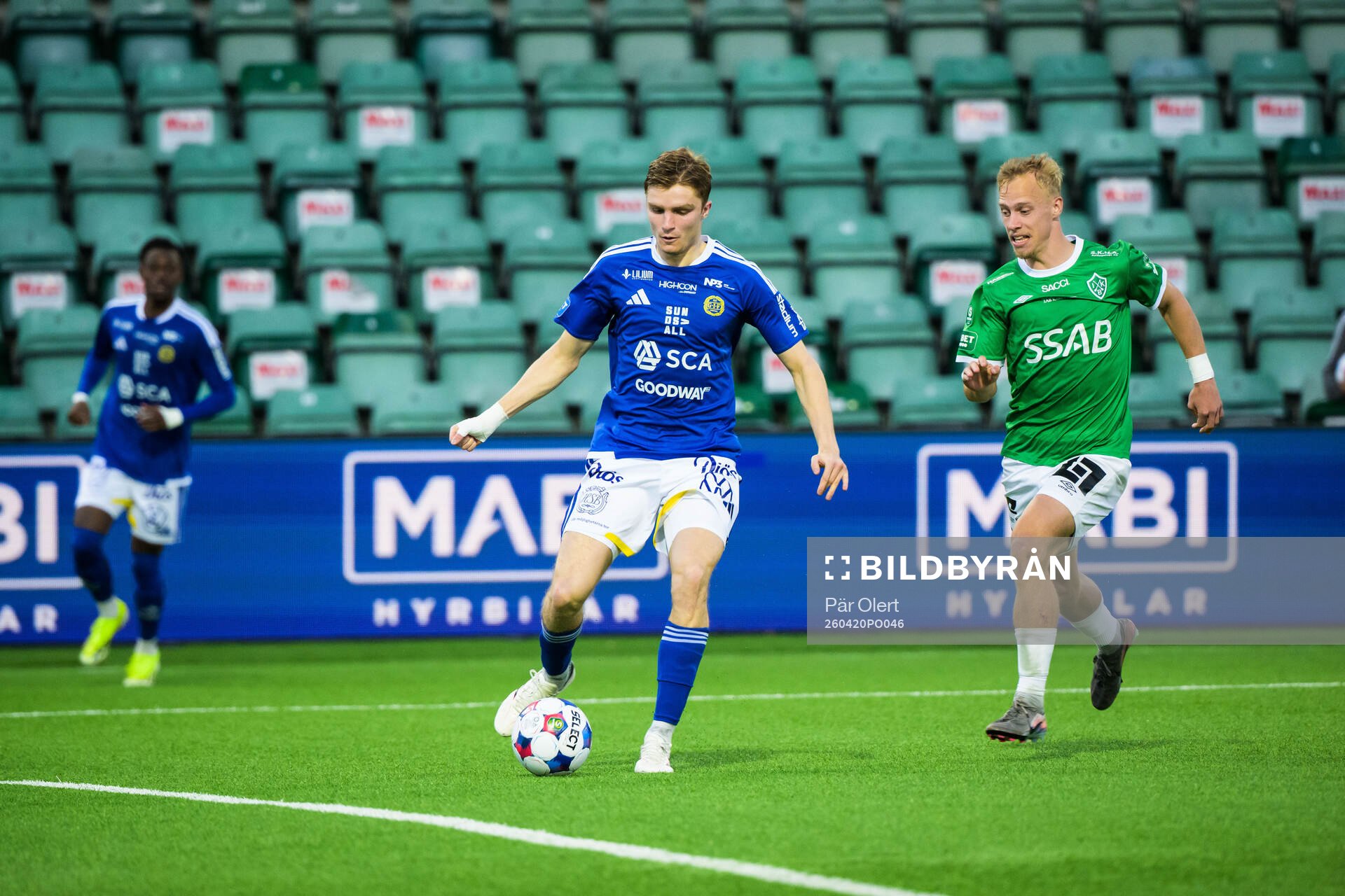 GIF Sundsvalls Jakob Hedenquist och Brages Alex Mortensen