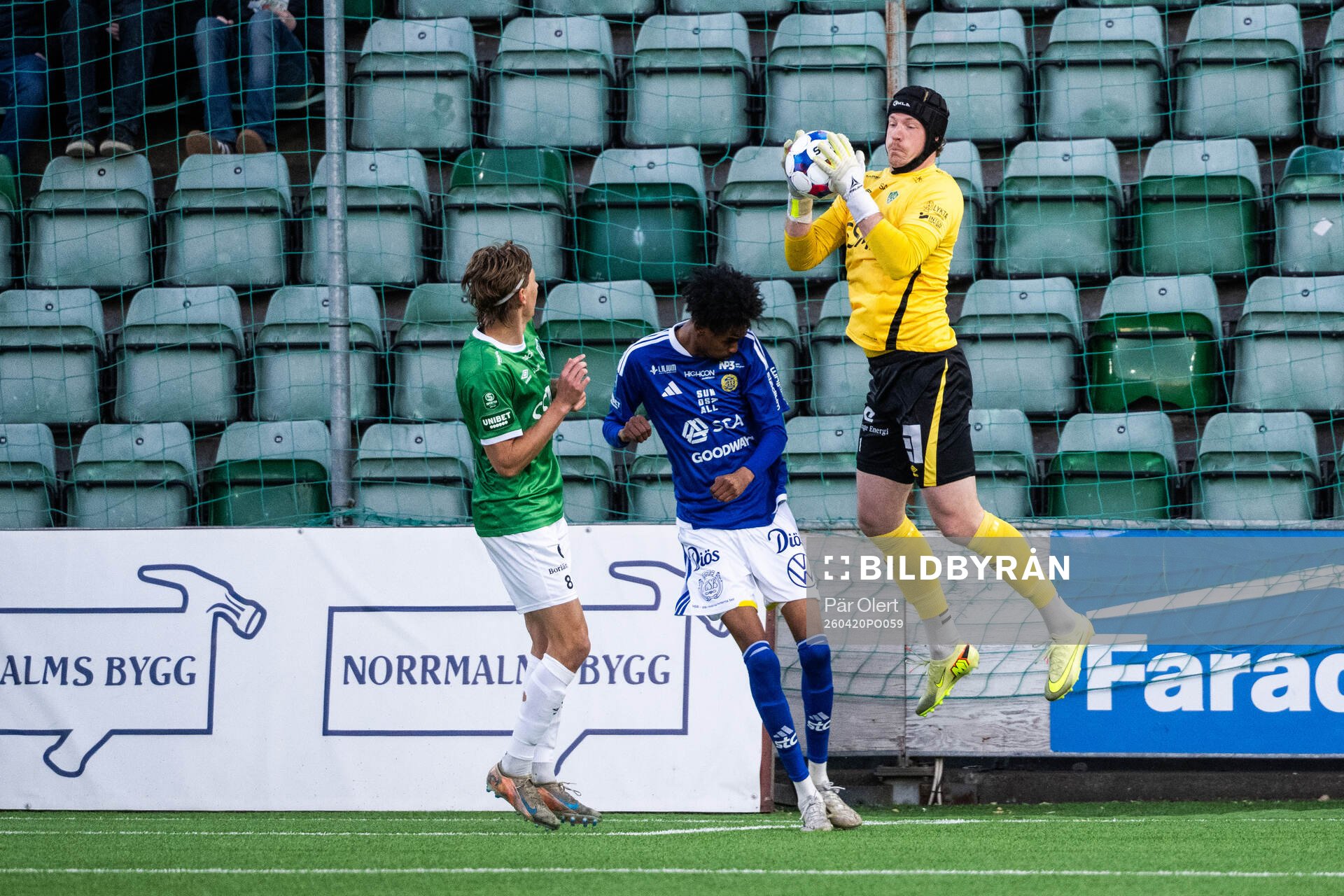 Brages målvakt Viktor Frodig