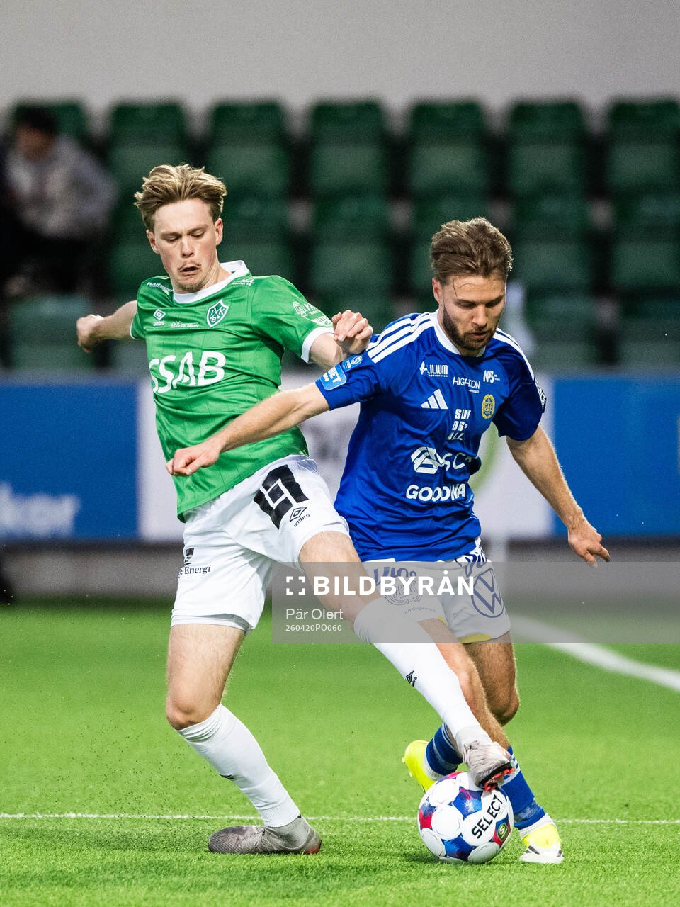 Brages Gustav Nordh och GIF Sundsvalls Samuel Tammivuori