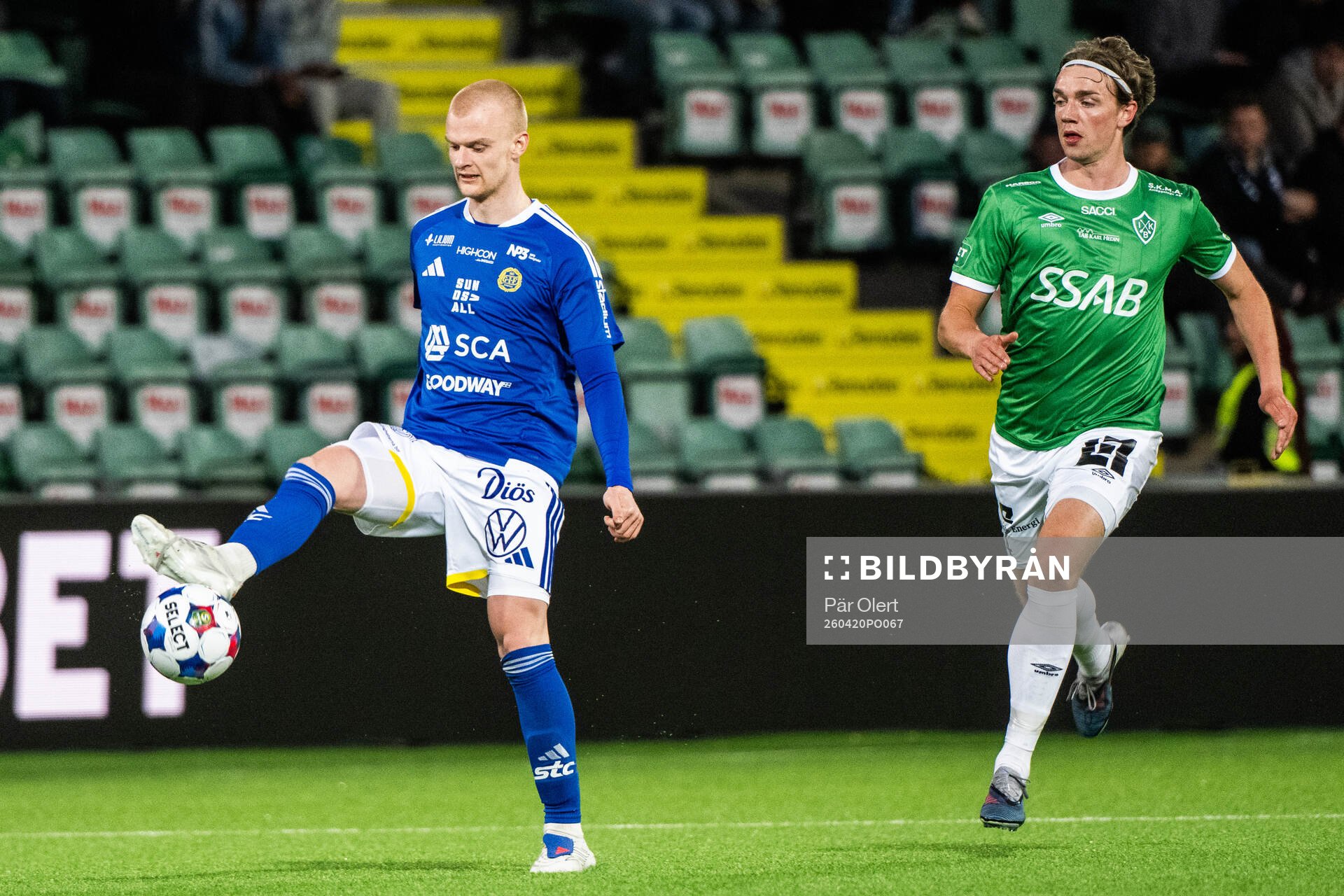 GIF Sundsvalls Lucas Forsberg och Brages Jakob Rømo Skille