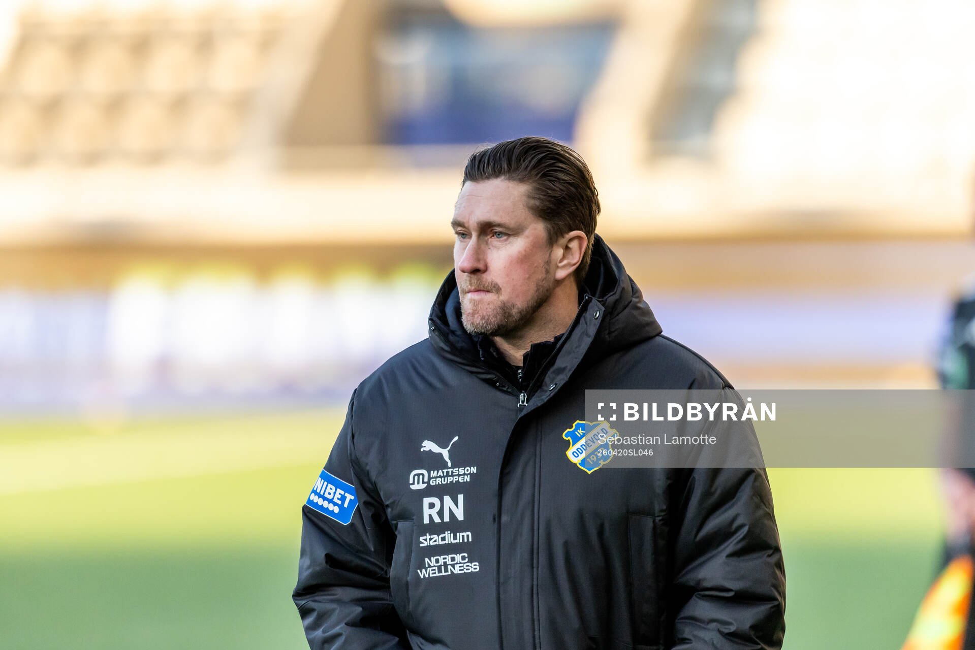 Oddevolds tränare Rikard Nilsson