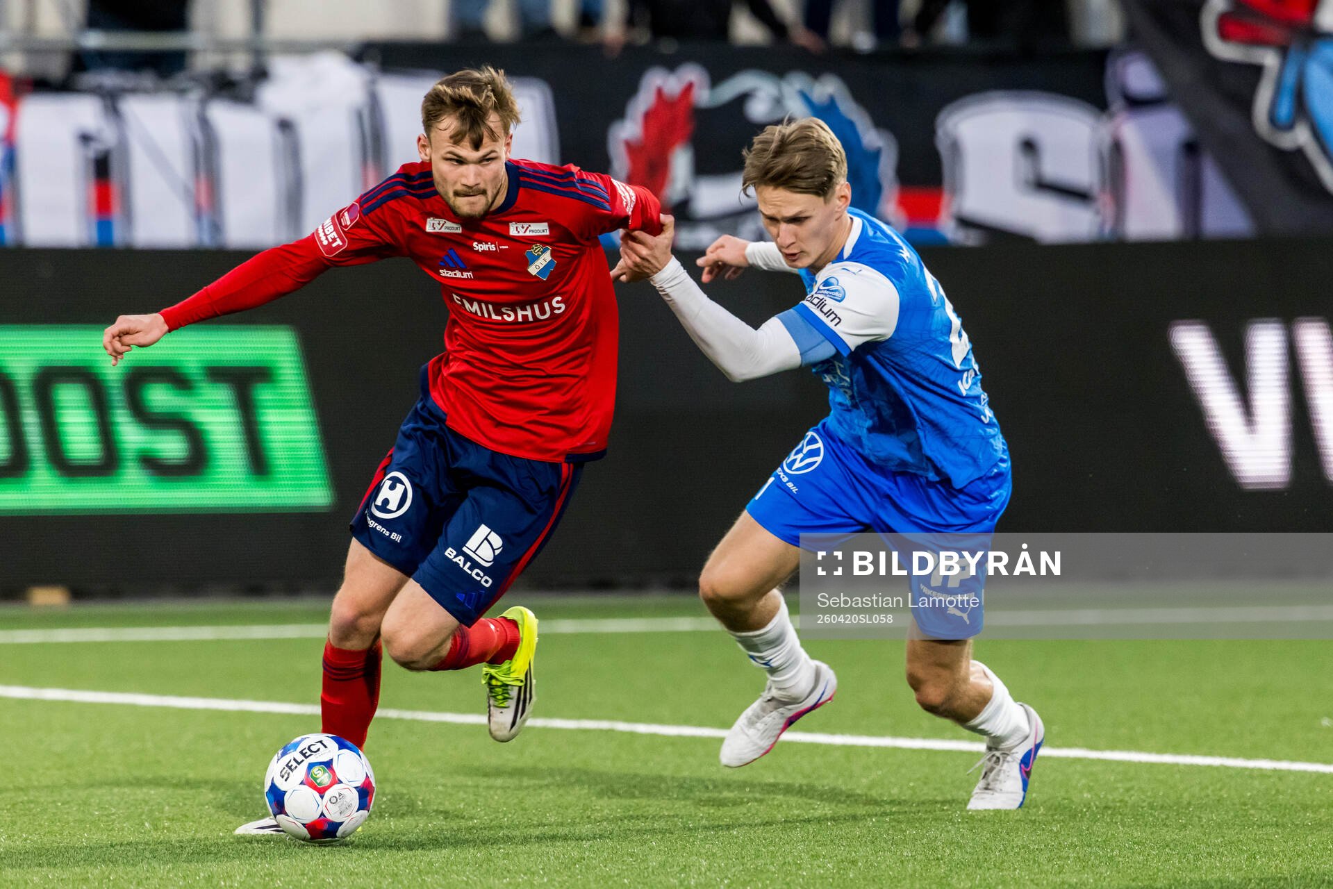 Östers Oscar Uddenäs och Oddevolds Alexander Almqvist