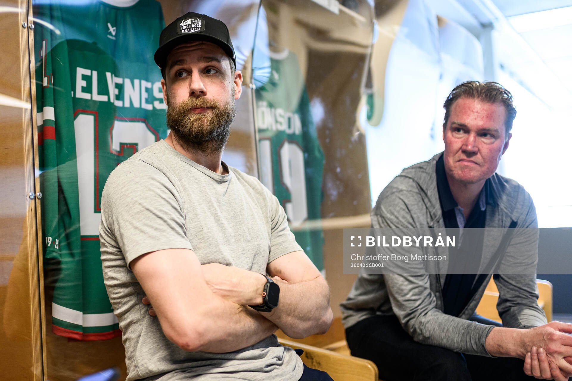 Calvin de Haan och Kenny Jönsson