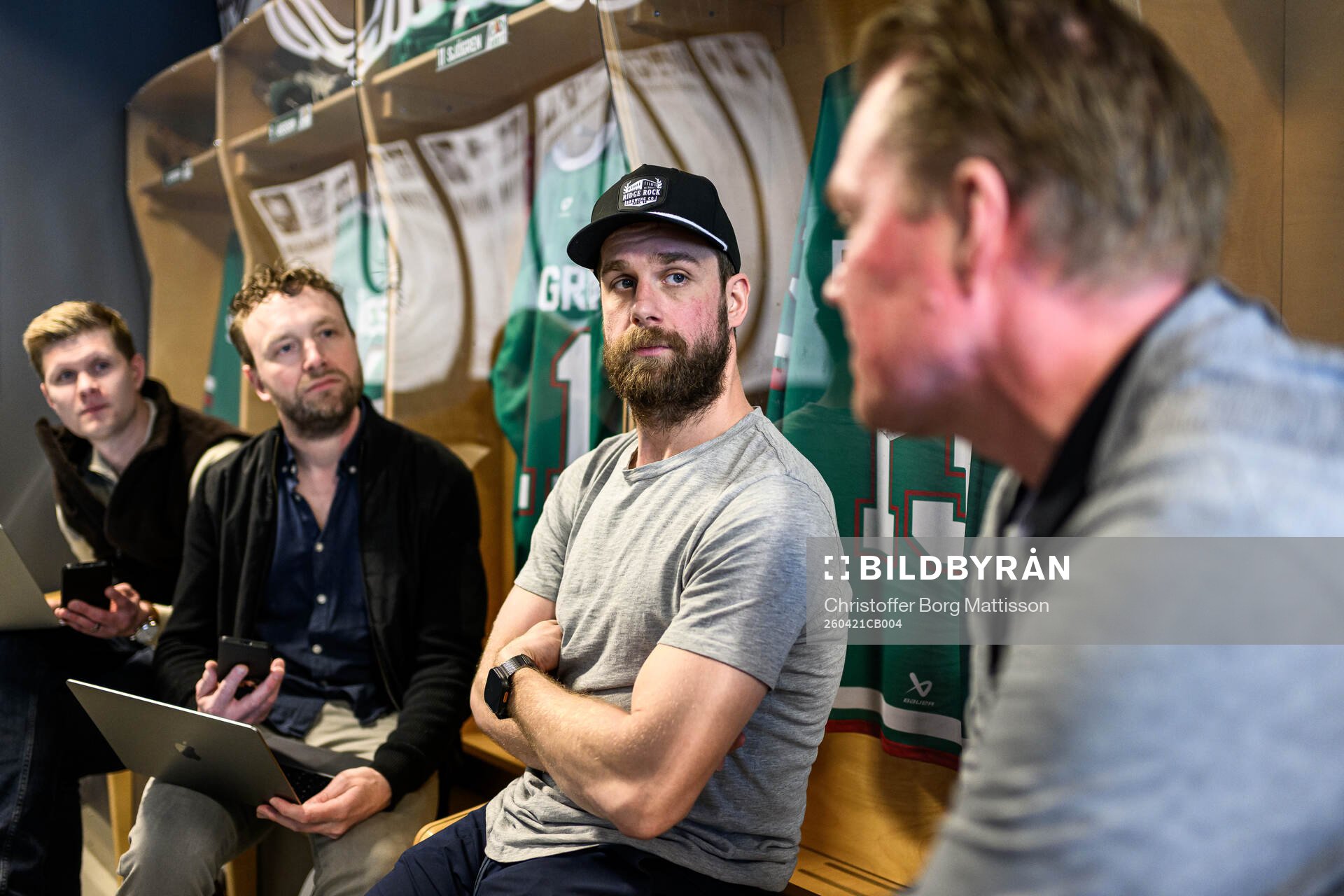 Helsingborgs Dagblads Linus Ahlin och Daniel Rooth