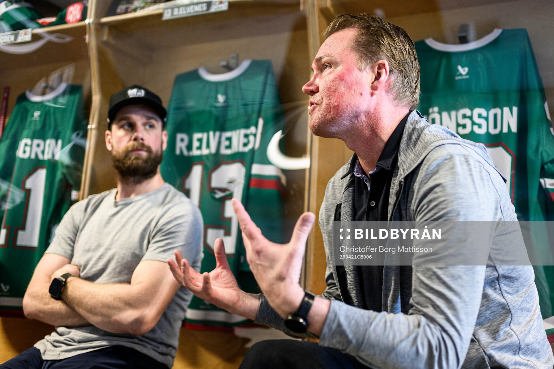Calvin de Haan och Kenny Jönsson
