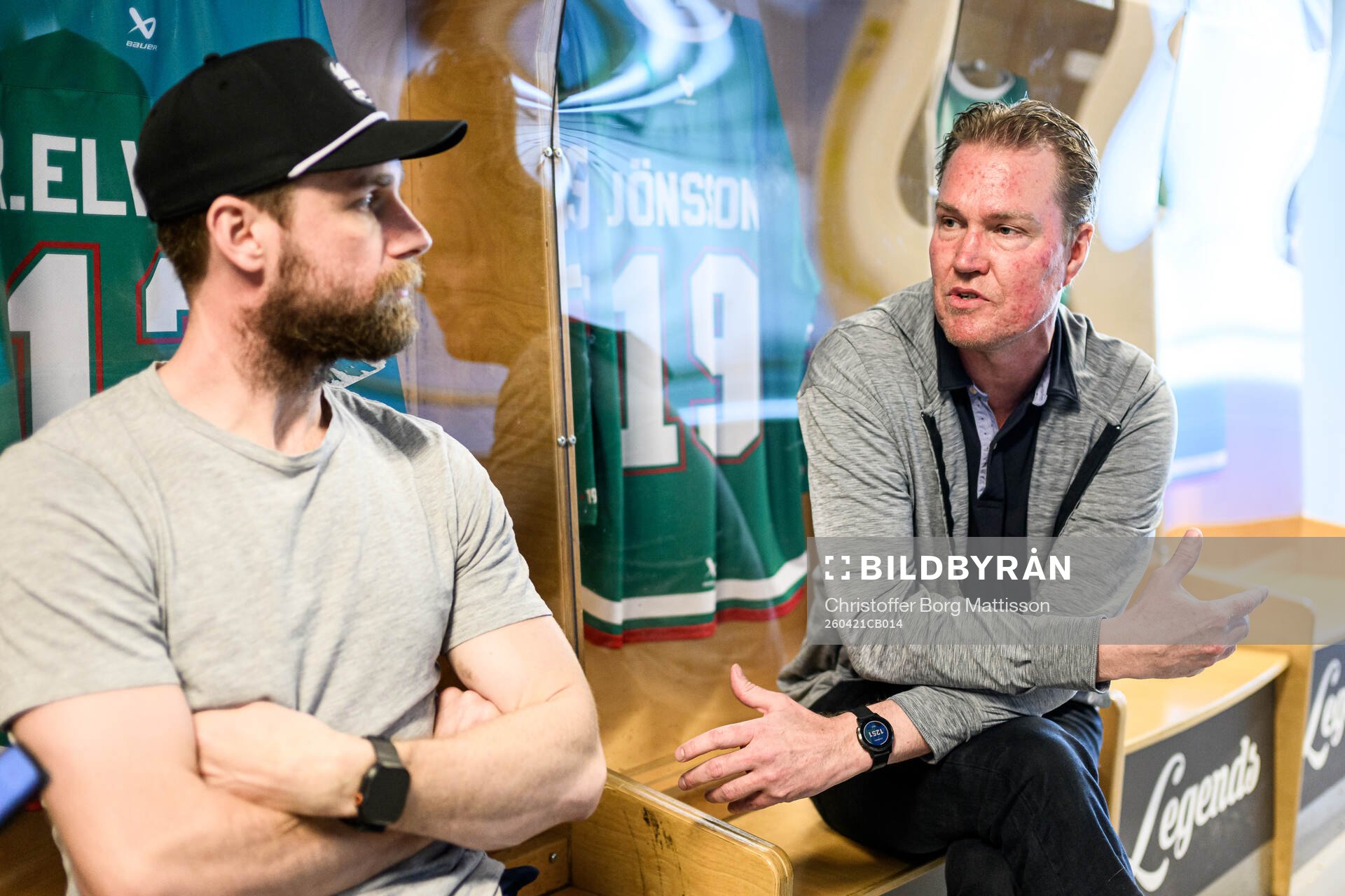 Calvin de Haan och Kenny Jönsson