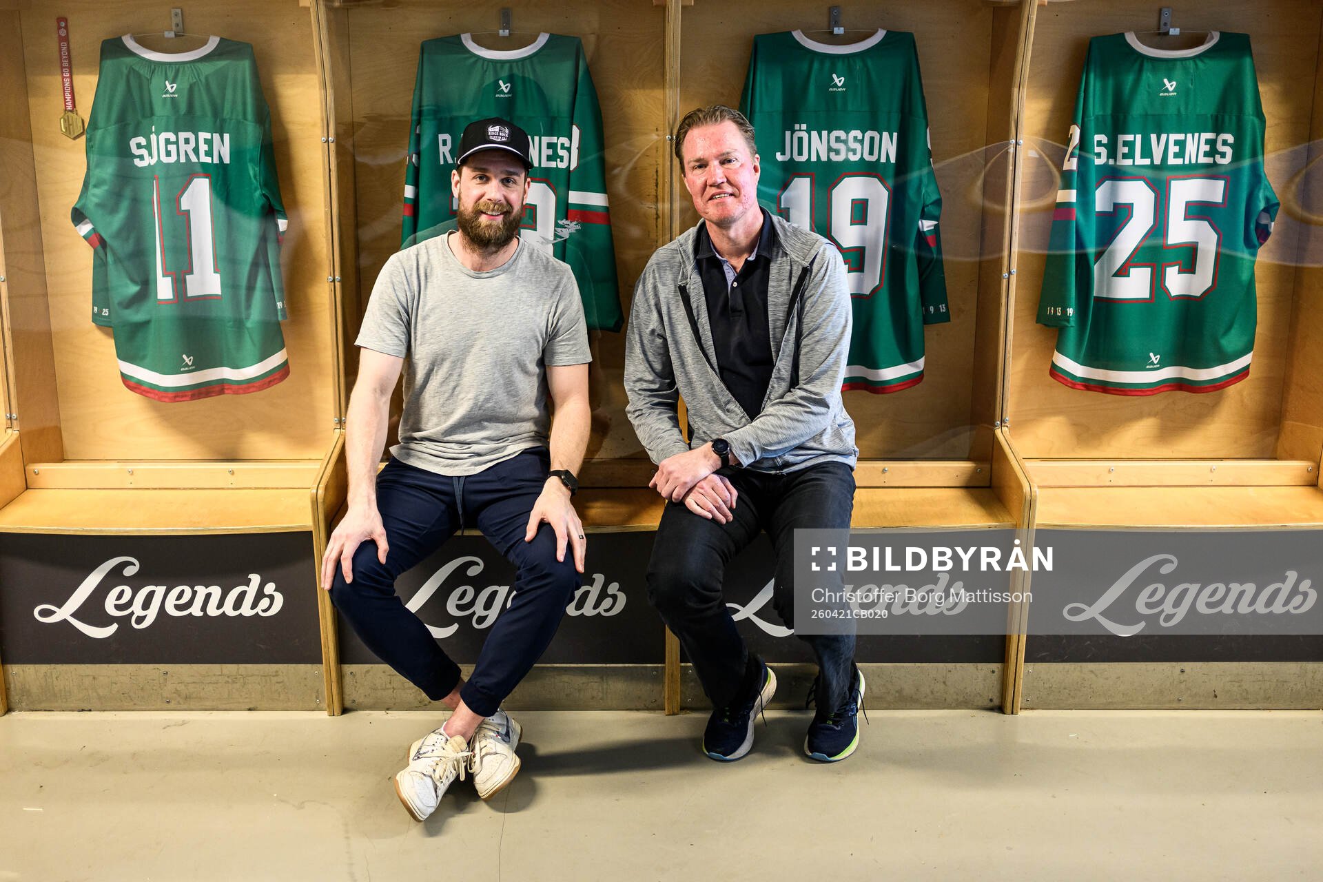 Calvin de Haan och Kenny Jönsson