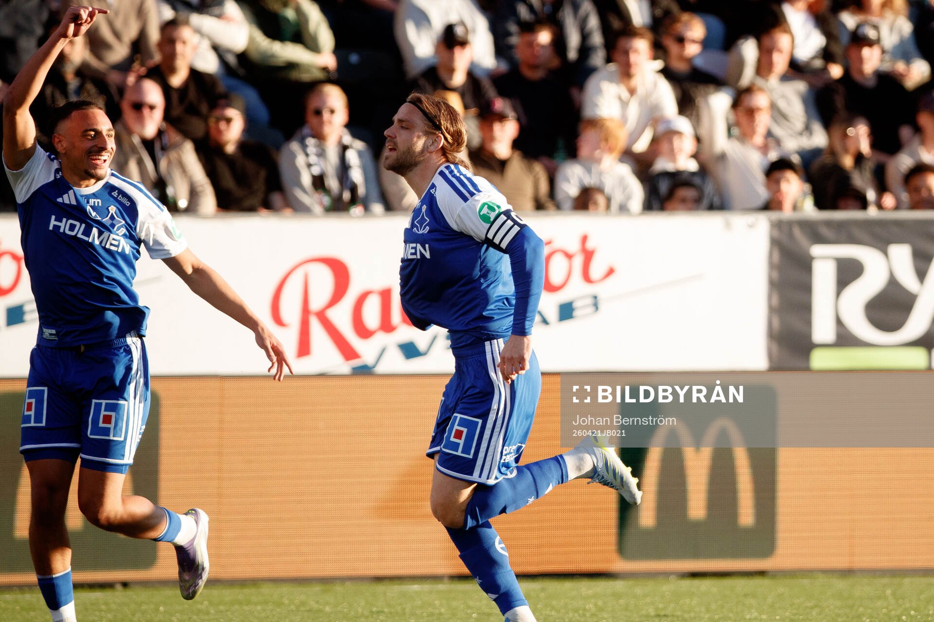 IFK Norrköpings Christoffer Nyman jublar