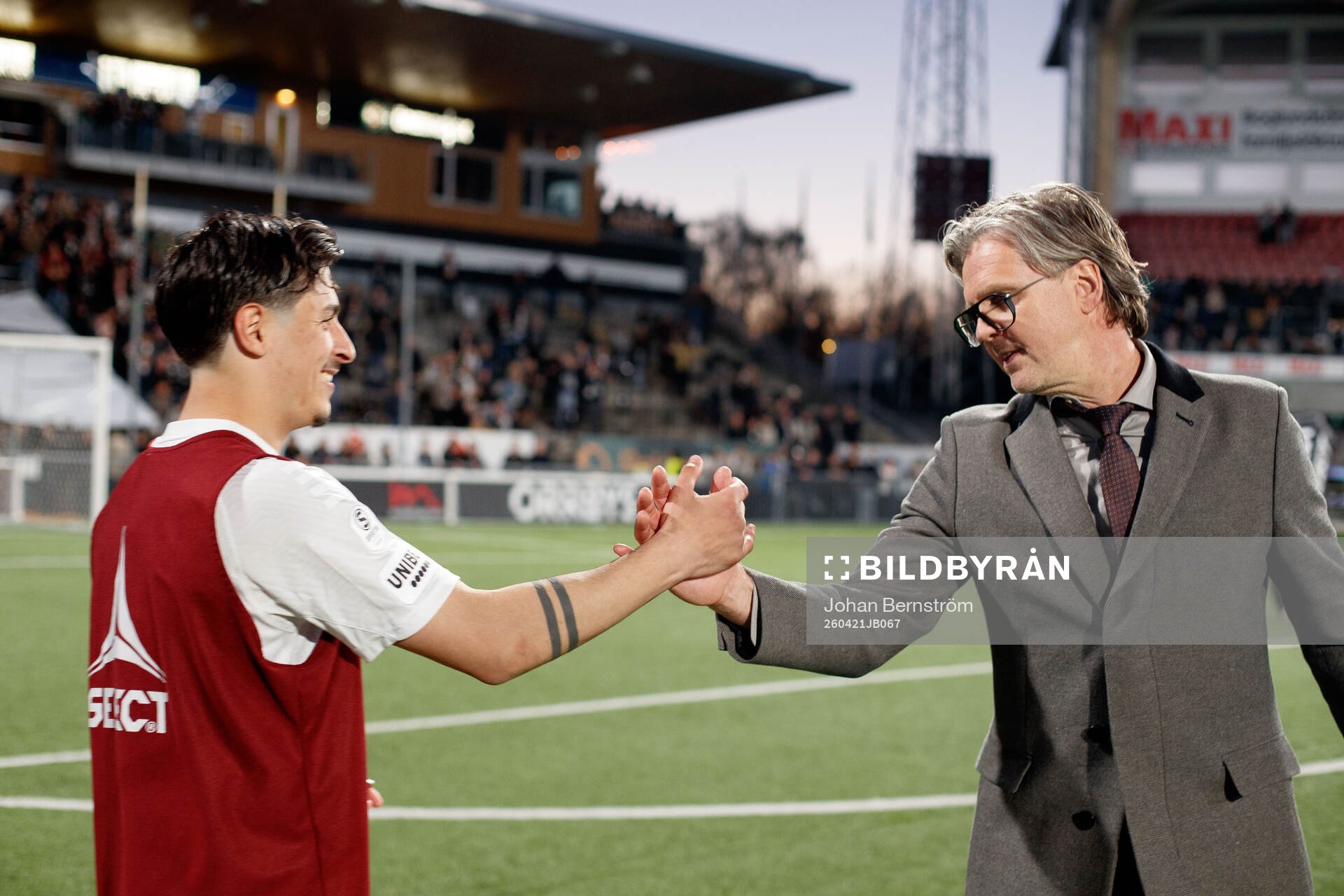 Örebros Antonio Yakoub och tränare Rikard Norling