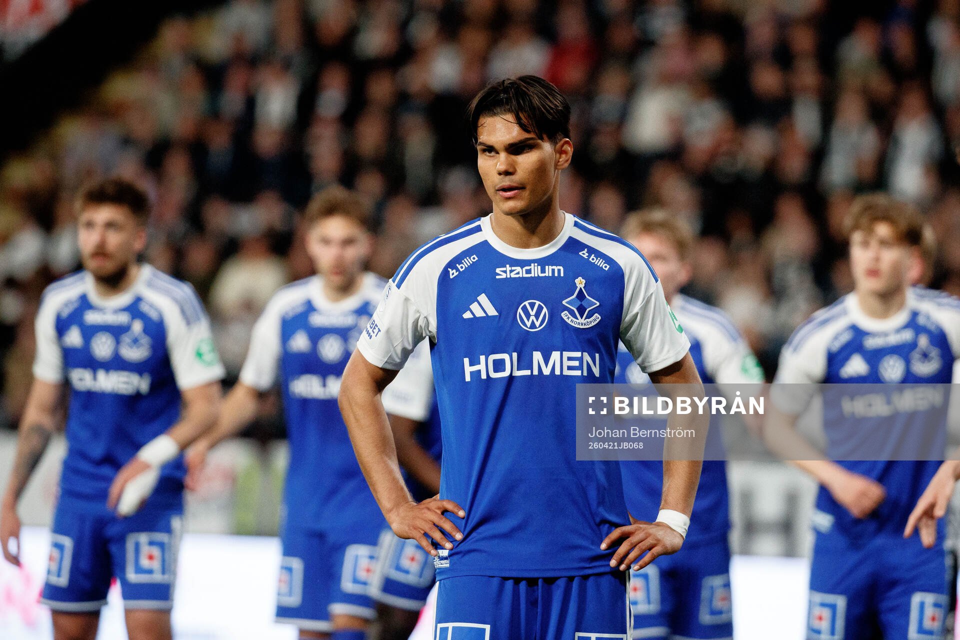 IFK Norrköpings Noel Sernelius deppar