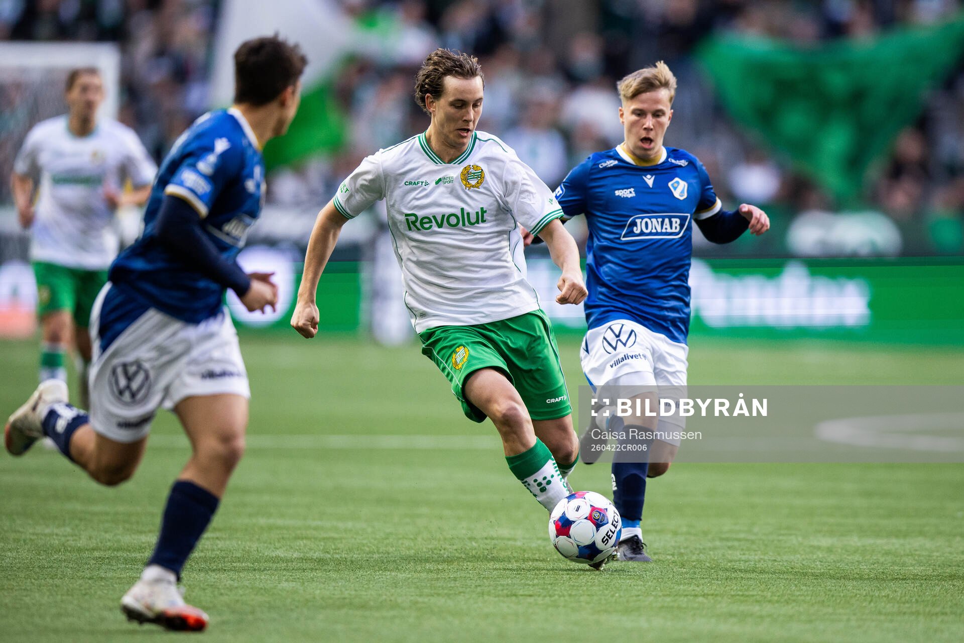 Hammarbys Hampus Skoglund och Halmstads Otso Liimatta