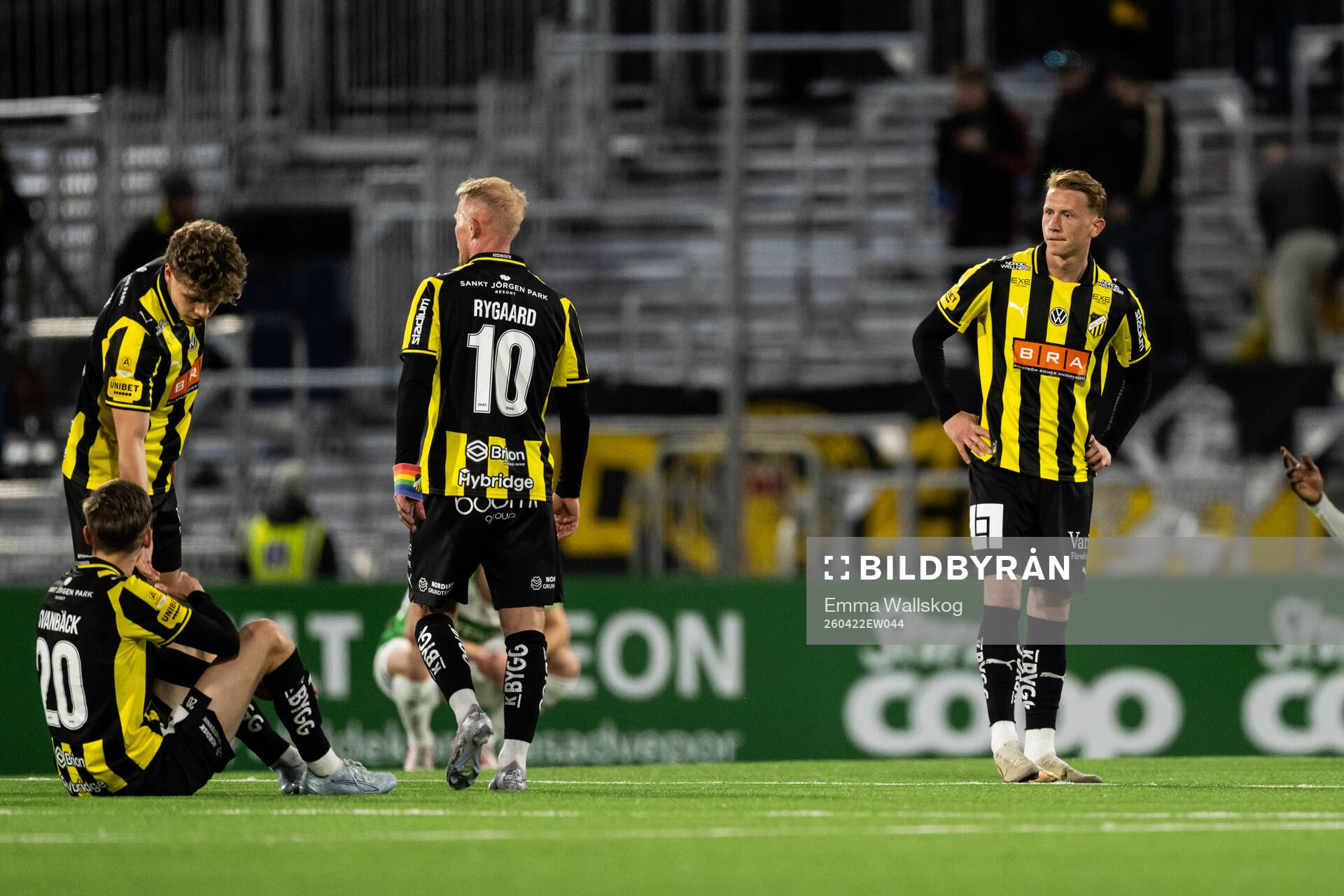 Häckens Adrian Svanbäck, Gustav Lindgren, Mikkel Rygaard