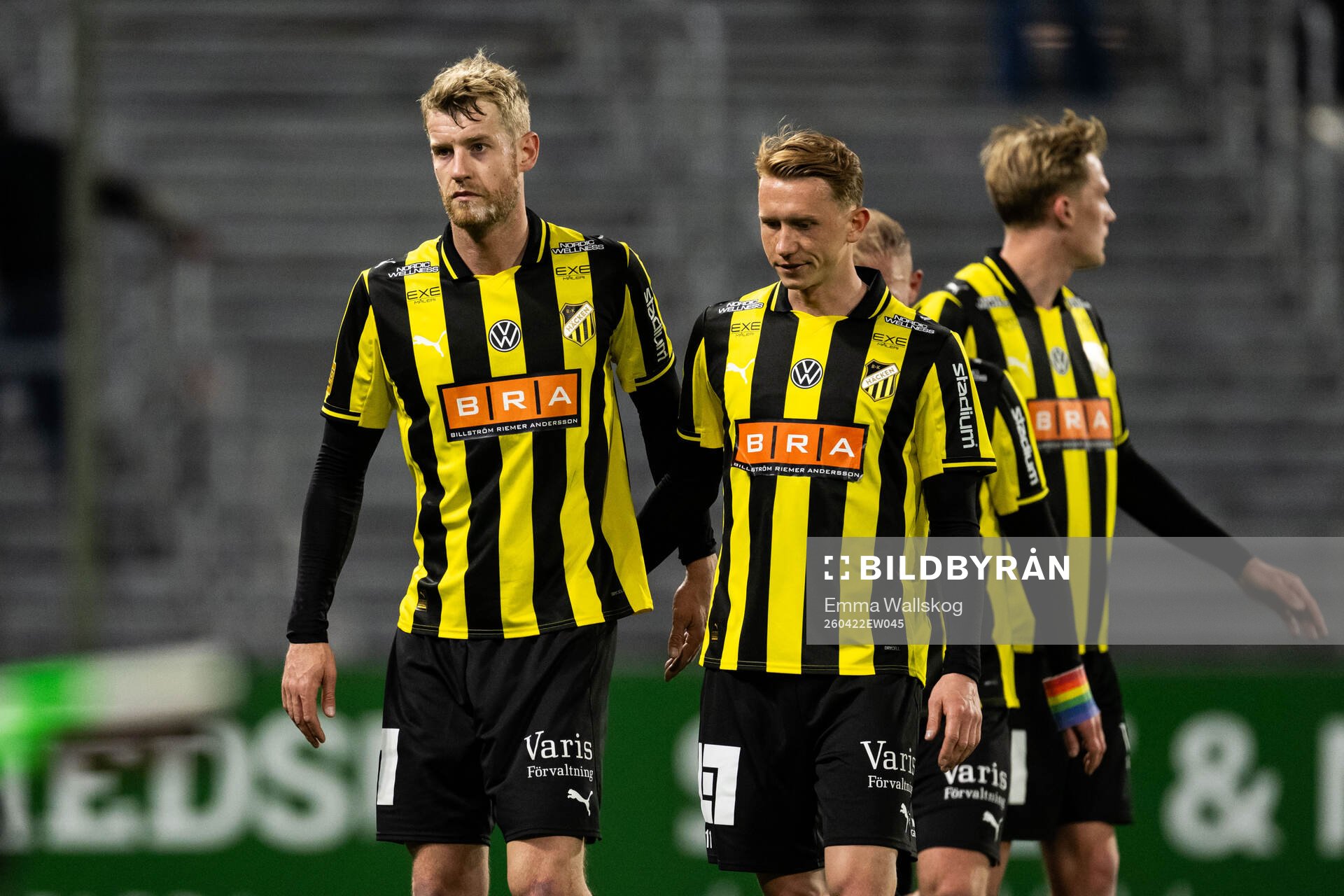 Häckens Filip Helander och Julius Lindberg deppar