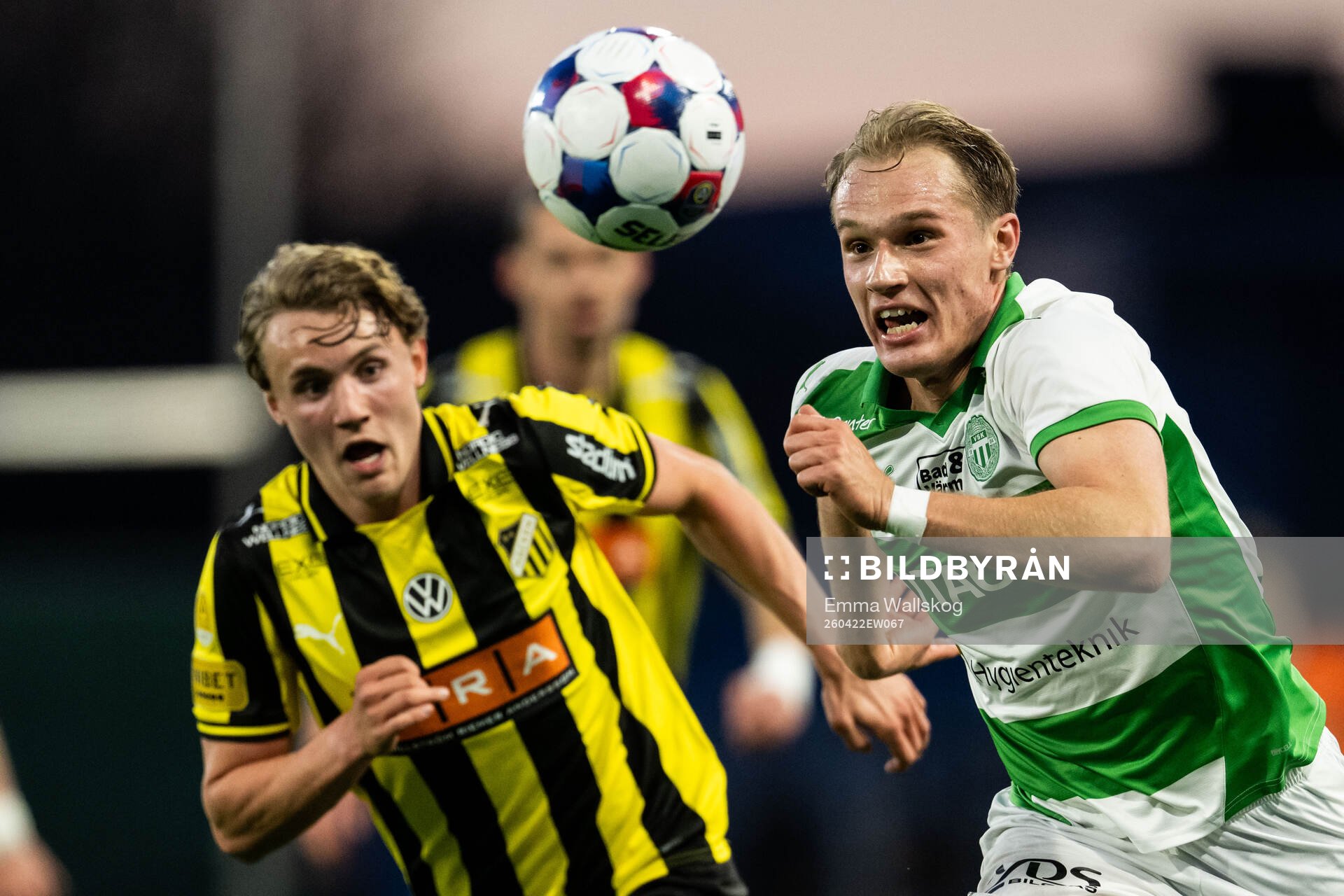Häckens Filip Öhman och Västerås Marcus Baggesen