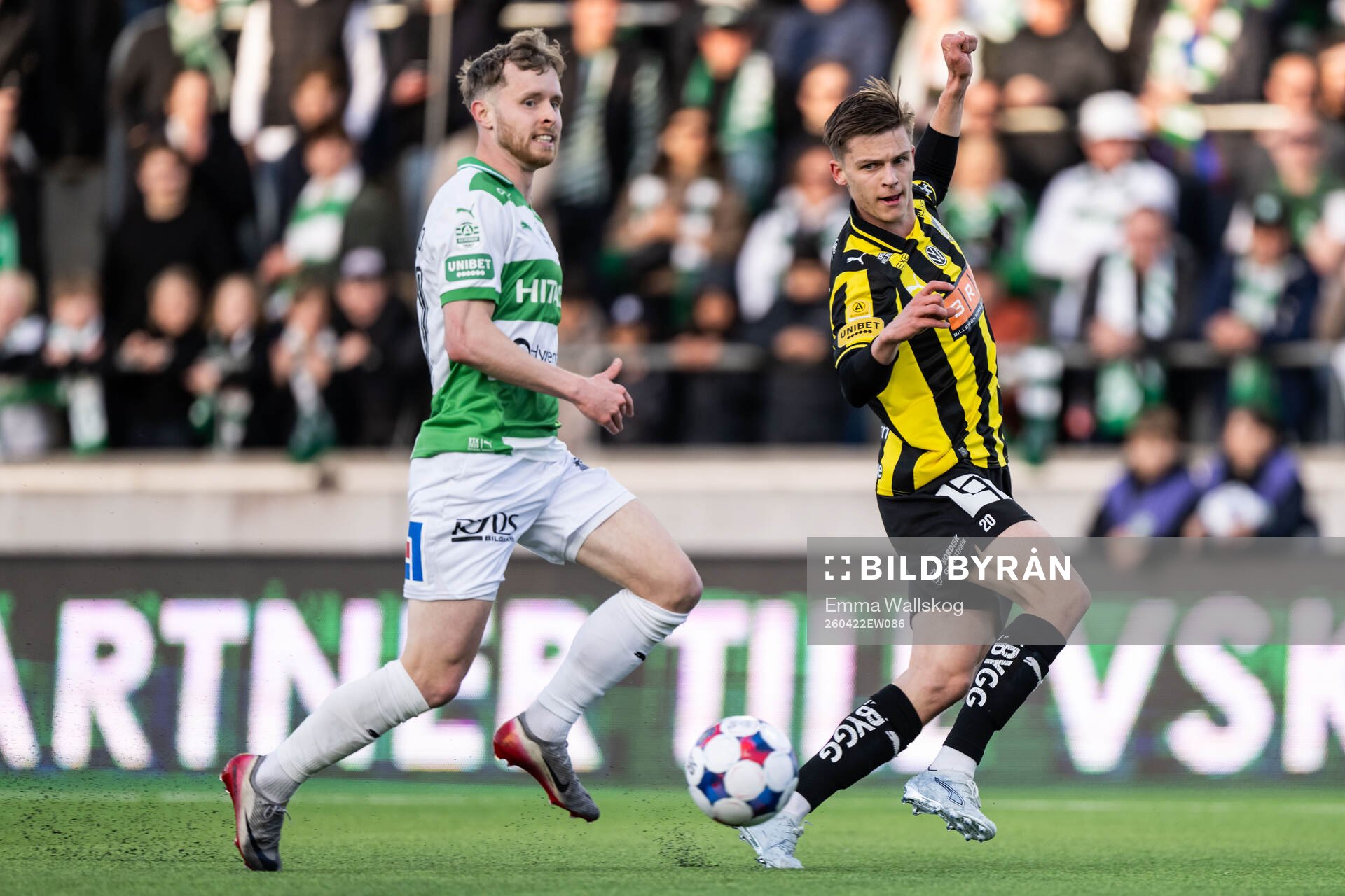 Västerås Victor Wernersson och Häckens Adrian Svanbäck