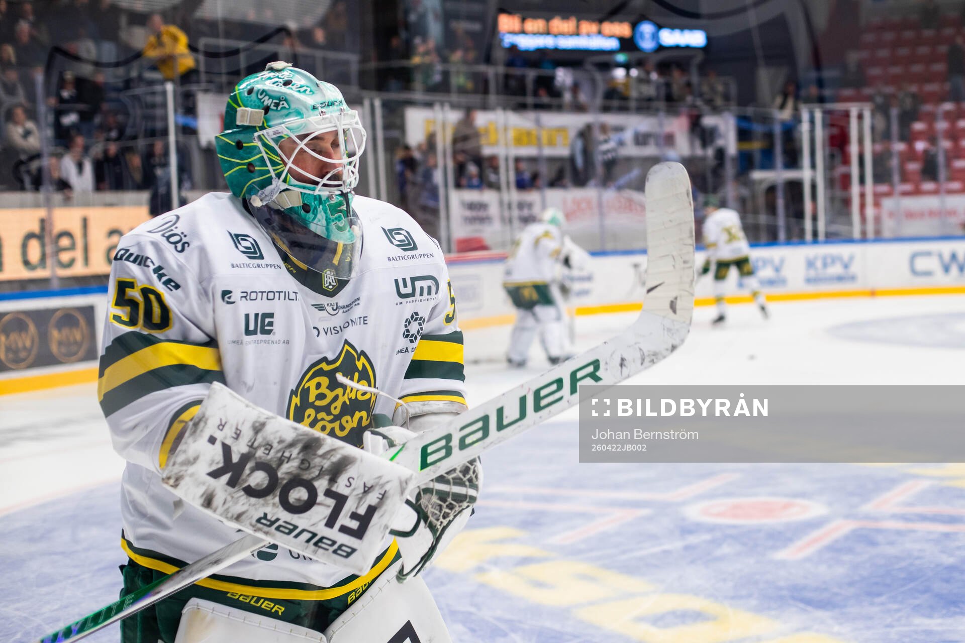 Björklövens målvakt Frans Tuohimaa