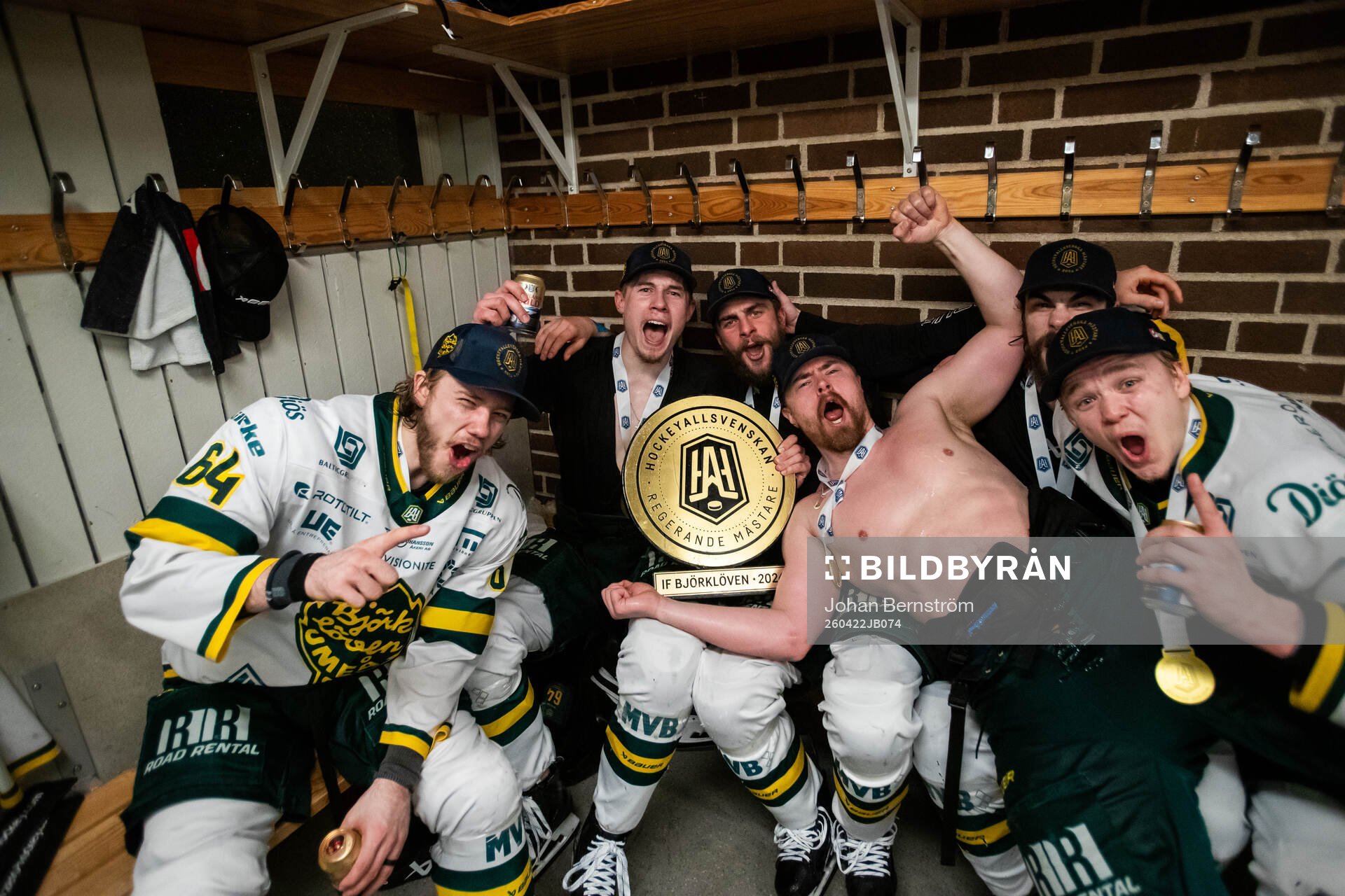 Björklövens Anton Malmström, Linus Cronholm och Gustav