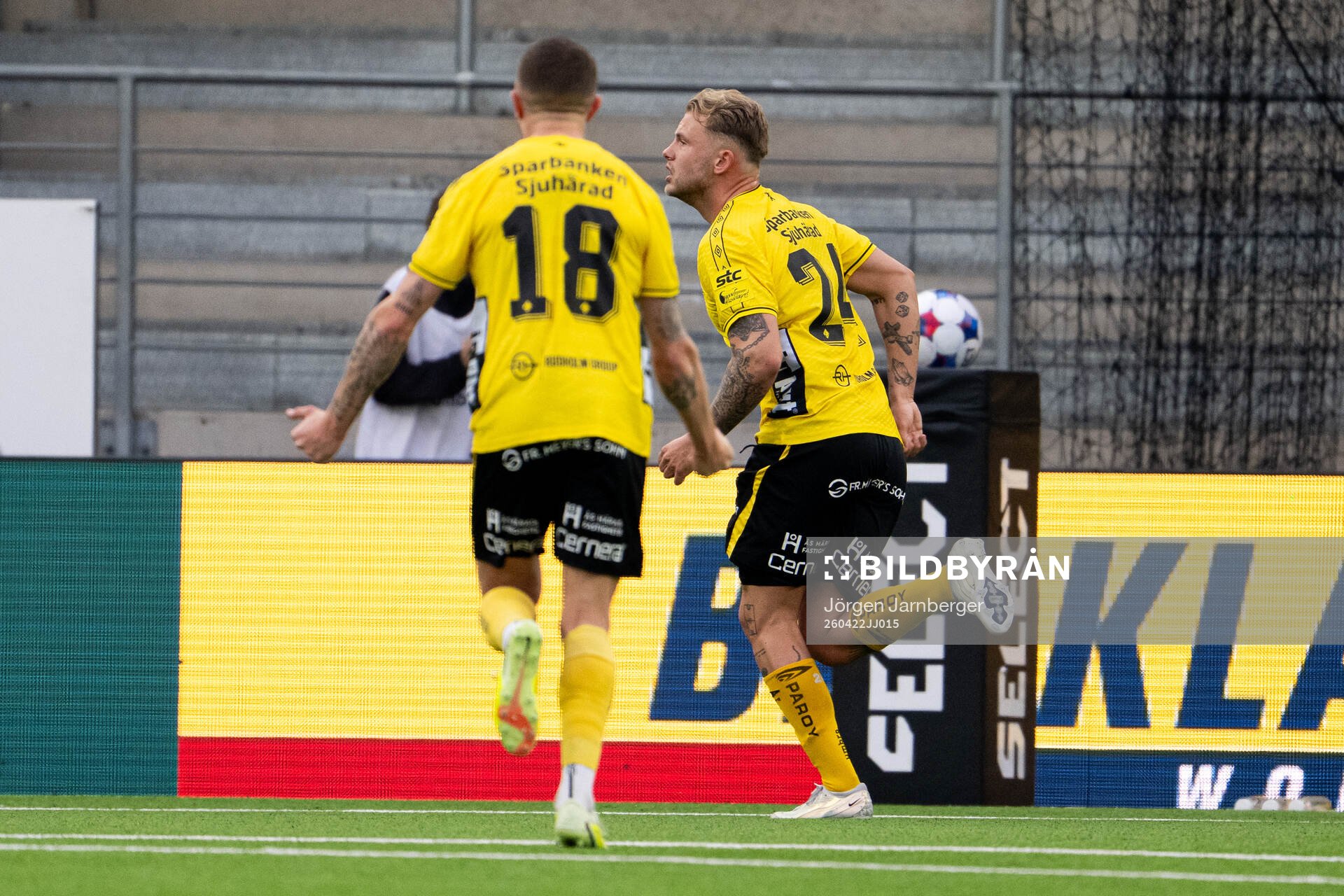 Elfsborgs Frederik Ihler jublar