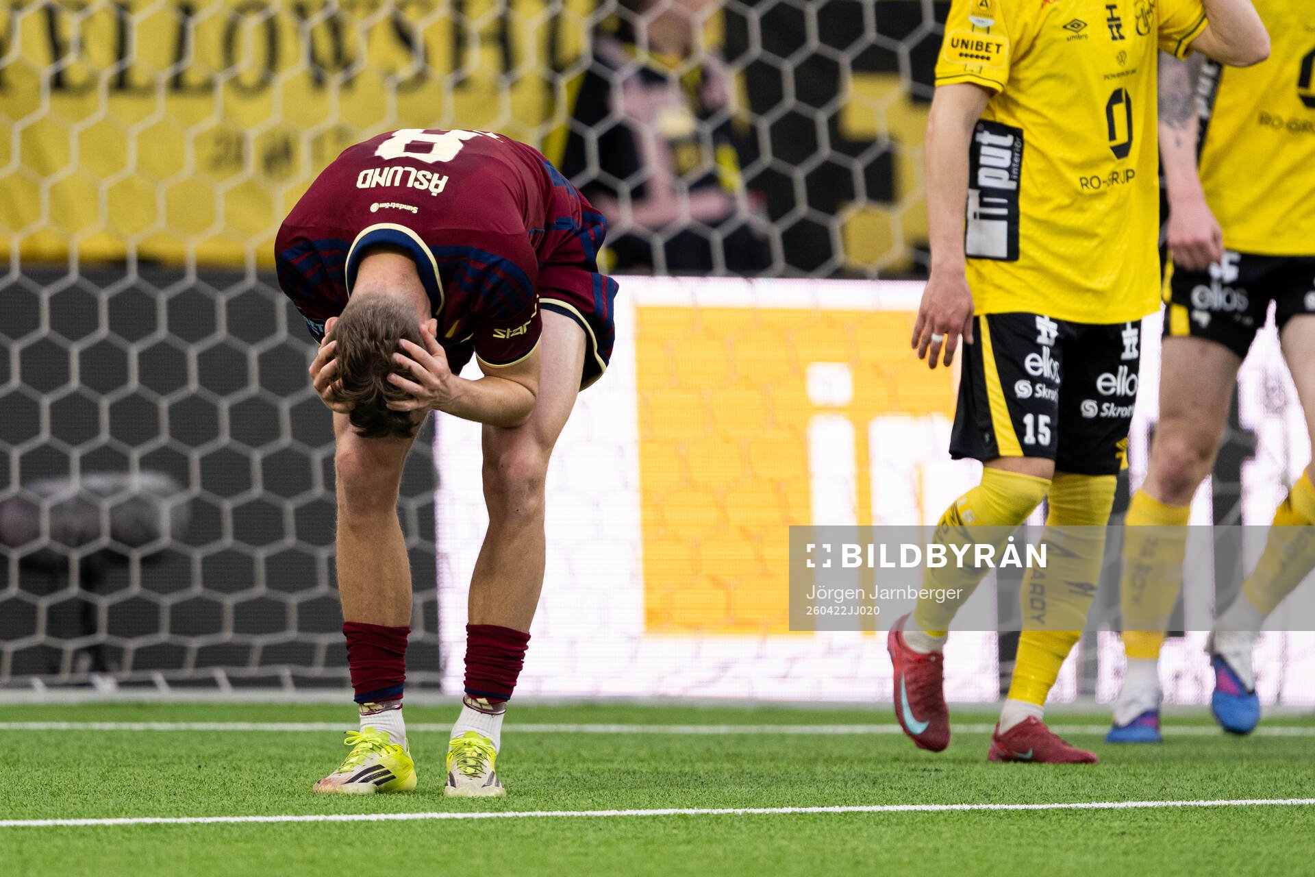 Djurgårdens Patric Åslund deppar