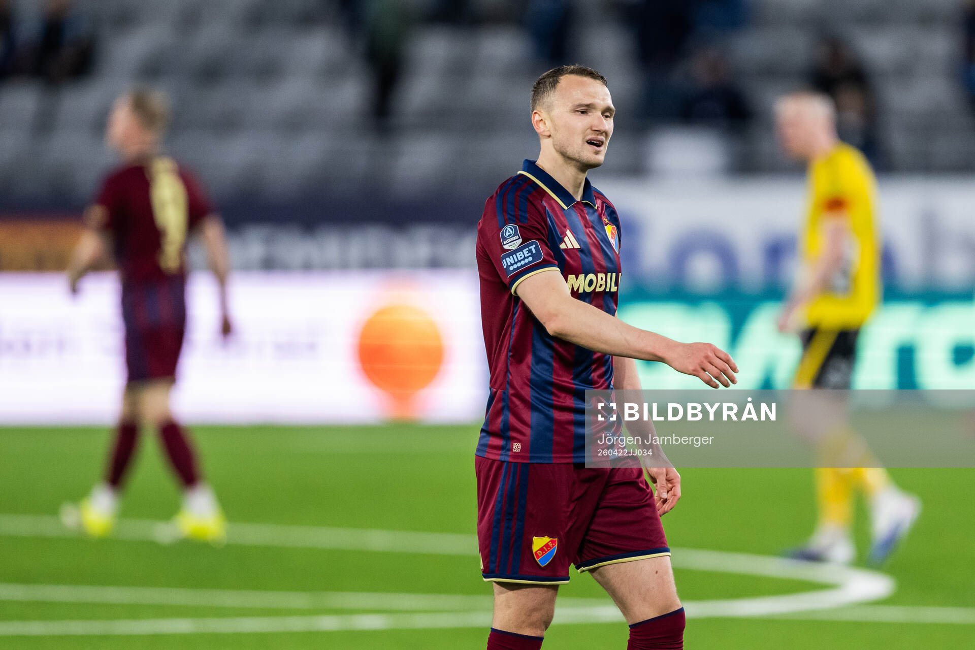 Djurgårdens Piotr Johansson deppar