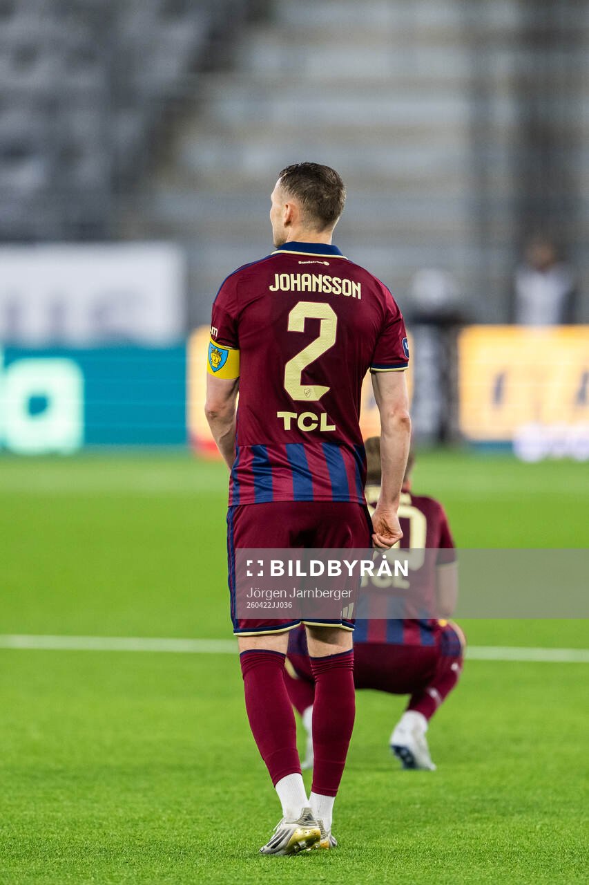 Djurgårdens Piotr Johansson deppar