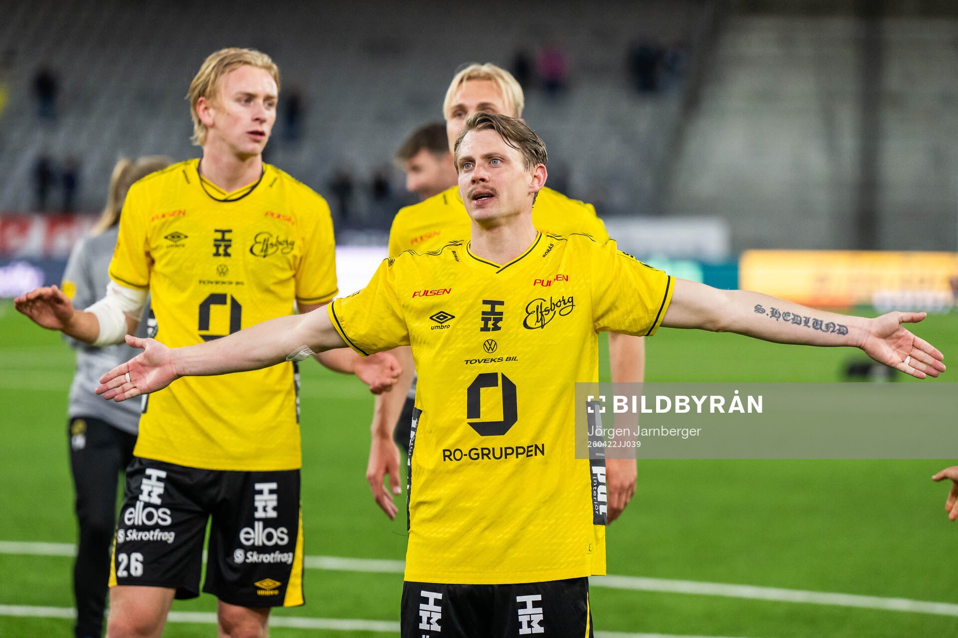 Elfsborgs Simon Hedlund jublar