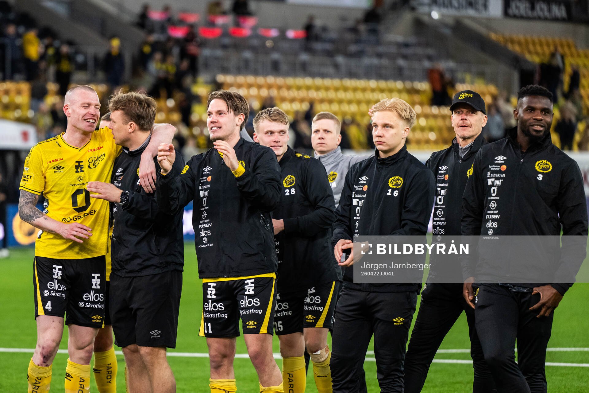 Elfsborgs spelare jublar