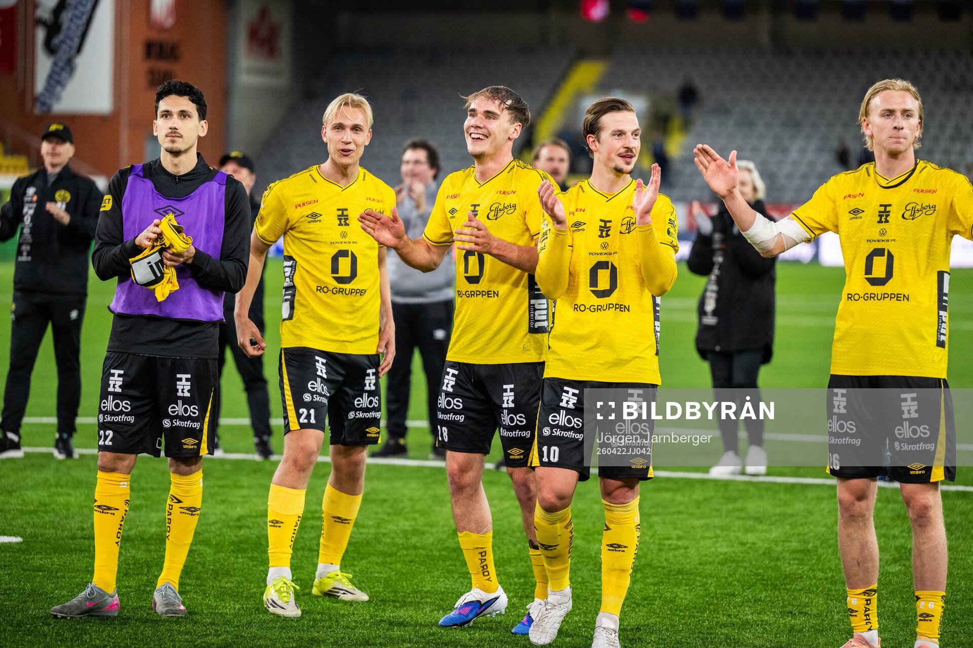 Elfsborgs spelare jublar