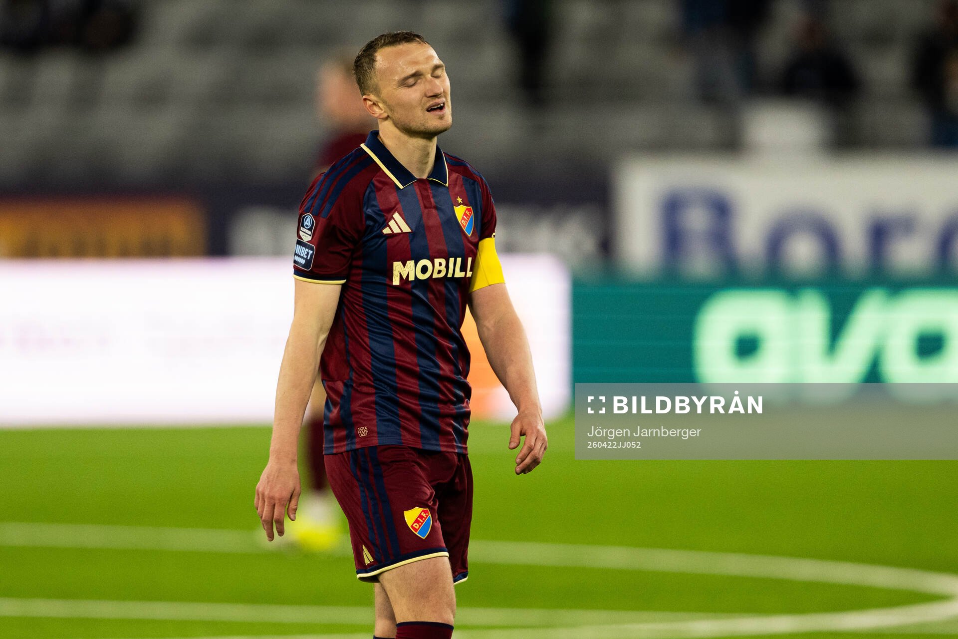 Djurgårdens Piotr Johansson deppar