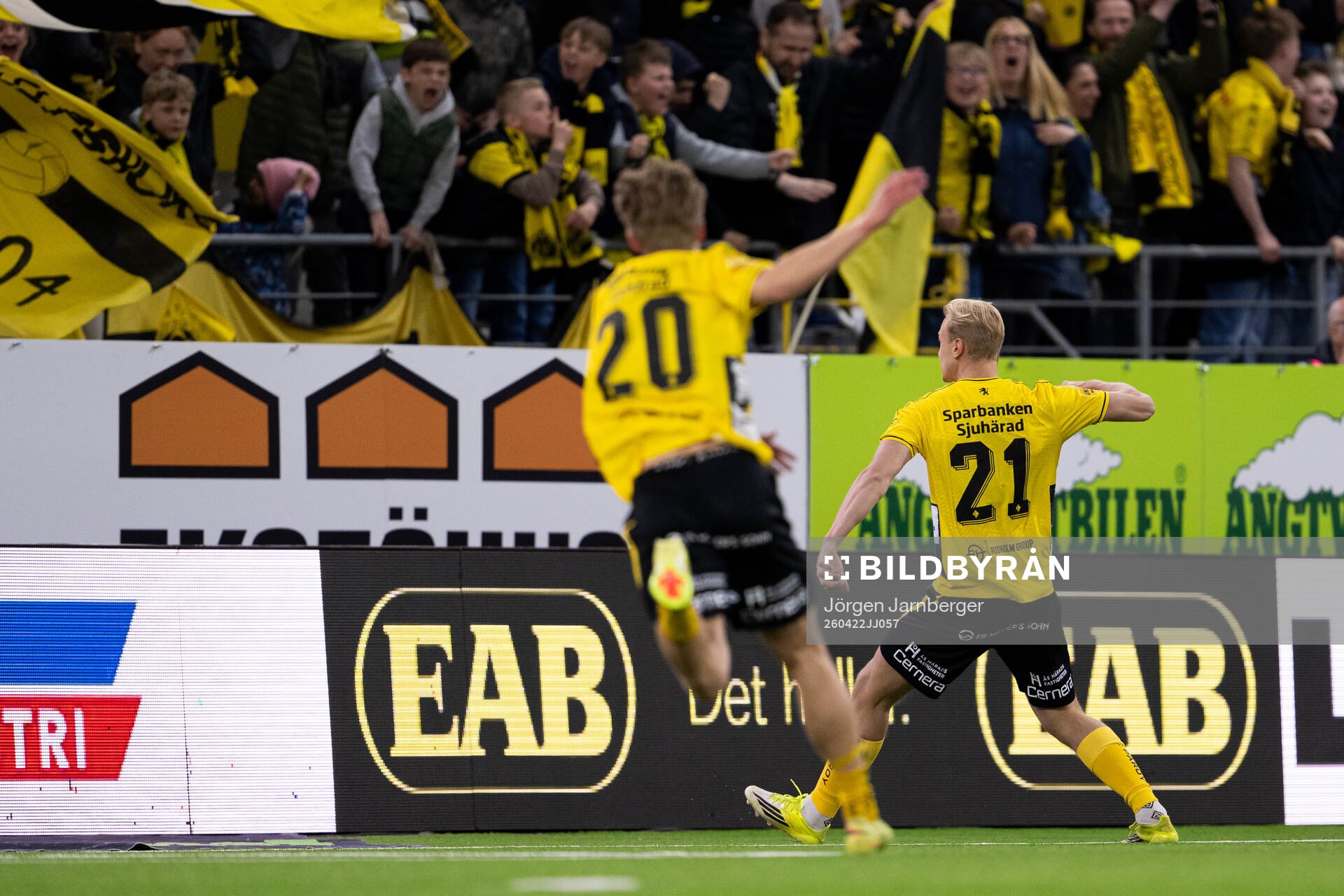 Elfsborgs Leo Östman jublar