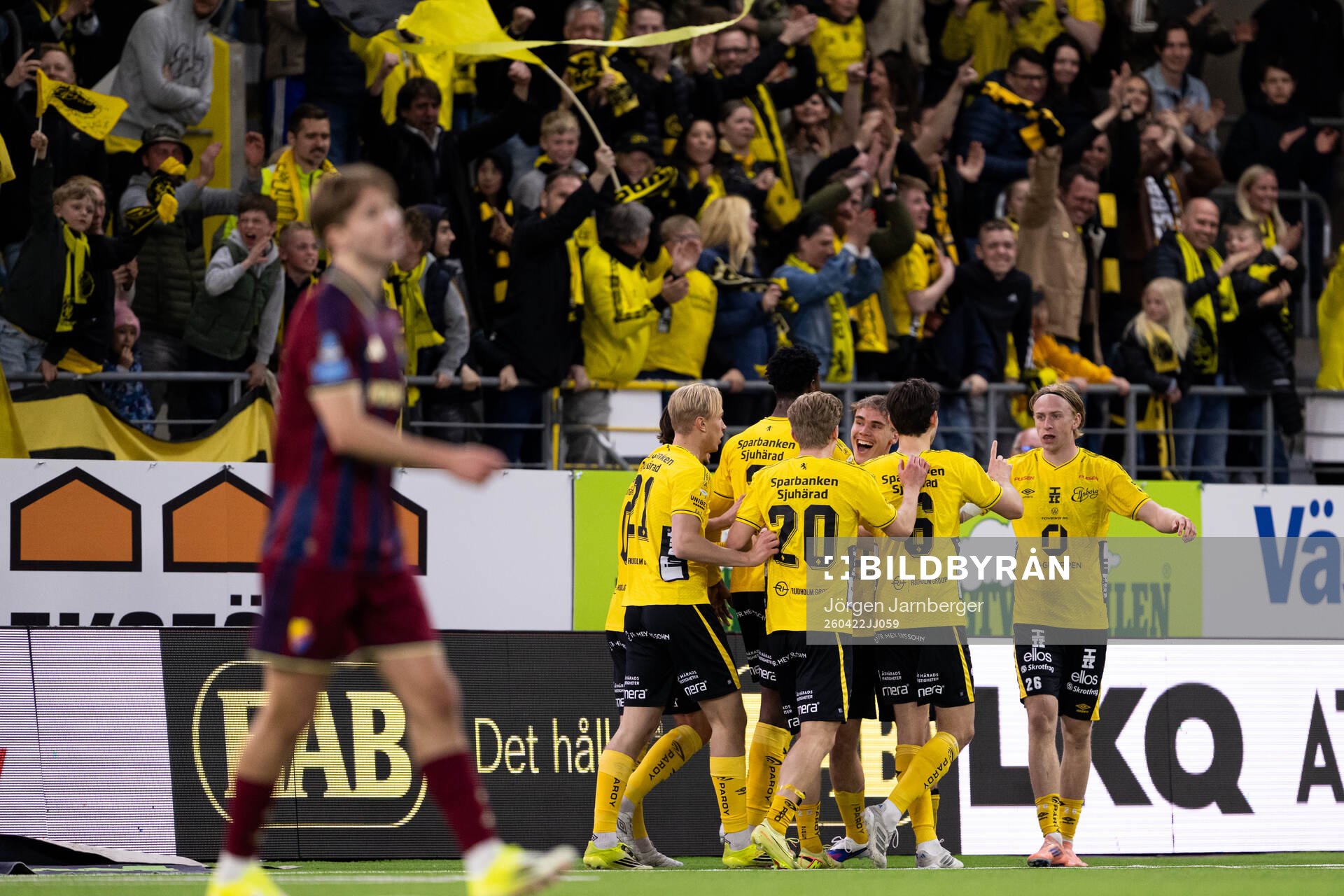 Elfsborgs spelare jublar
