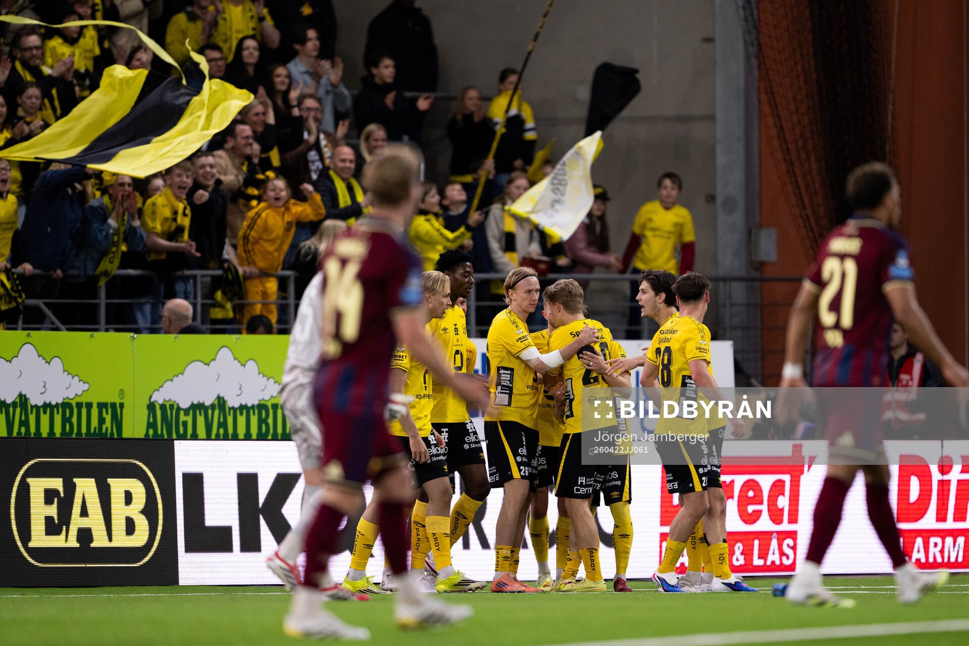 Elfsborgs spelare jublar