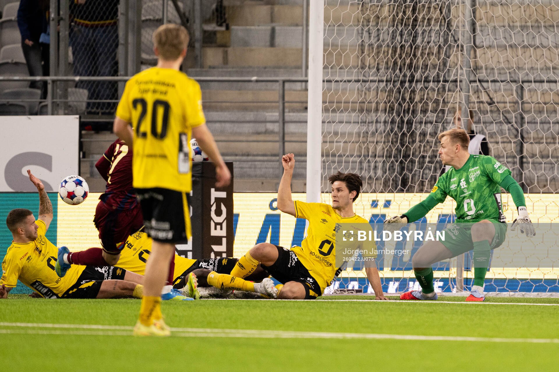 Elfsborgs Rasmus Wikström och målvakt Isak Pettersson