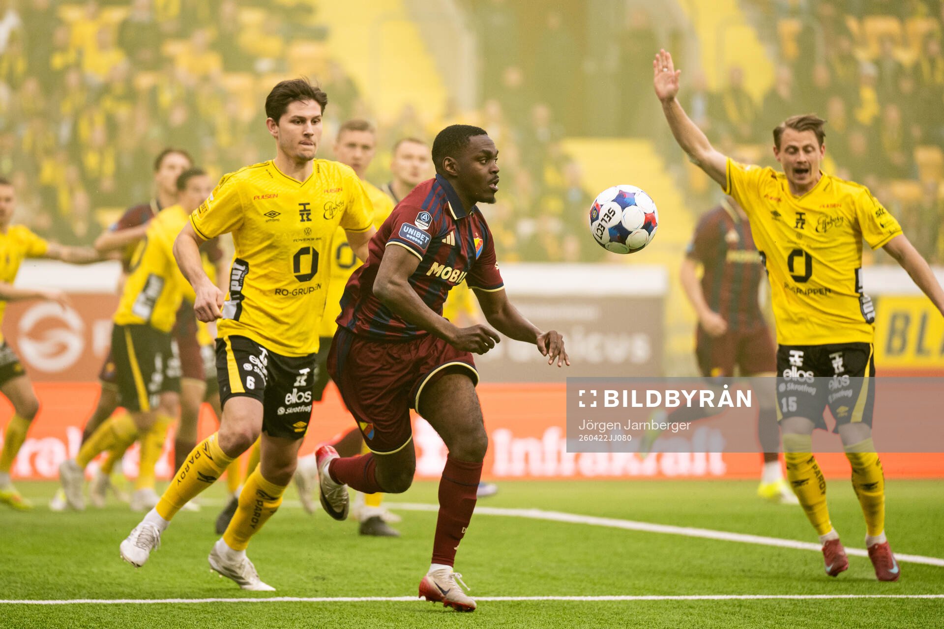 Elfsborgs Rasmus Wikström och Djurgårdens Joel Asoro