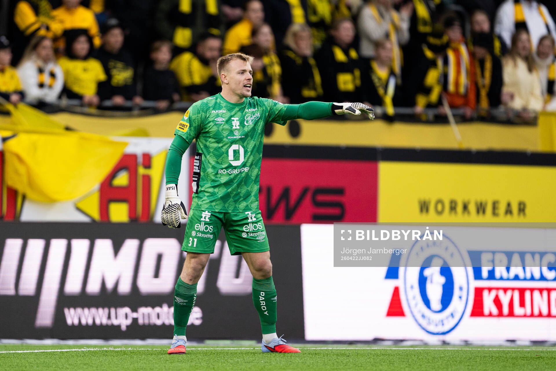 Elfsborgs målvakt Isak Pettersson