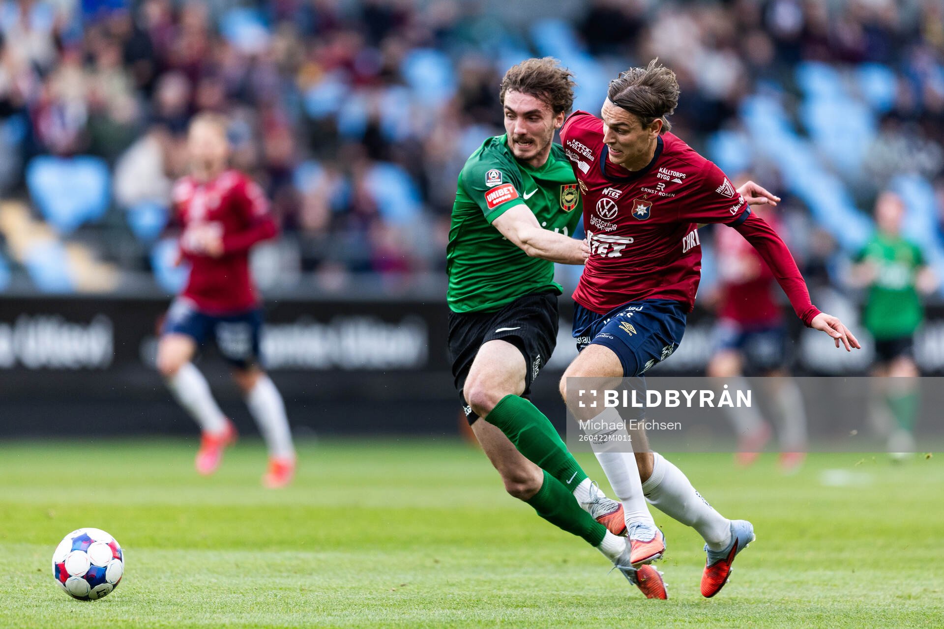 Brommapojkarnas Andreas Troelsen och Örgrytes Noah