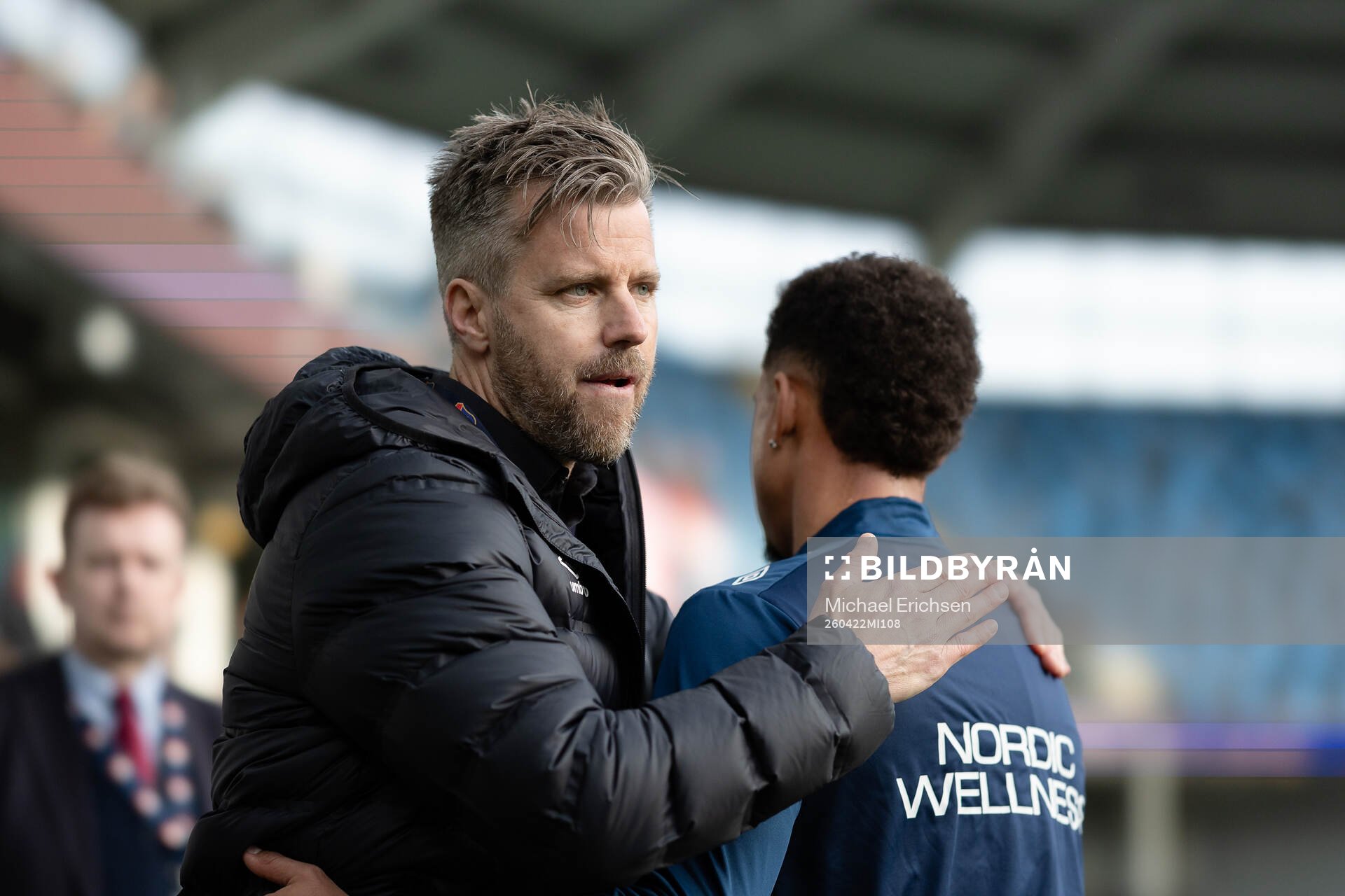 Örgrytes sportchef Pontus Farnerud och Tobias Sana