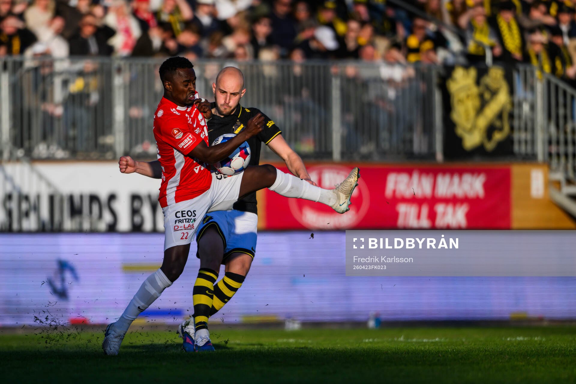 Degerfors Nahom Netabay och AIKs Amel Mujanic