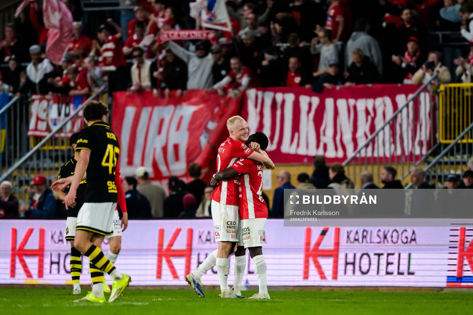 Degerfors Marcus Rafferty jublar