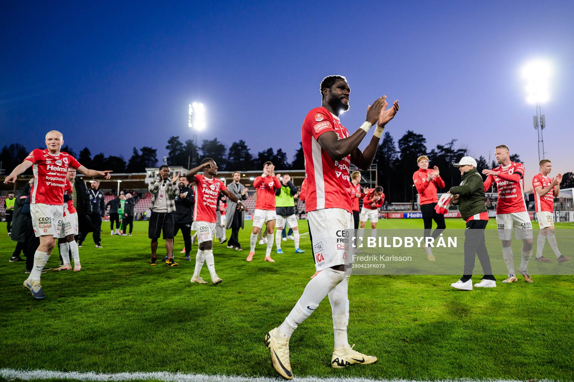 Degerfors Nasiru Moro jublar