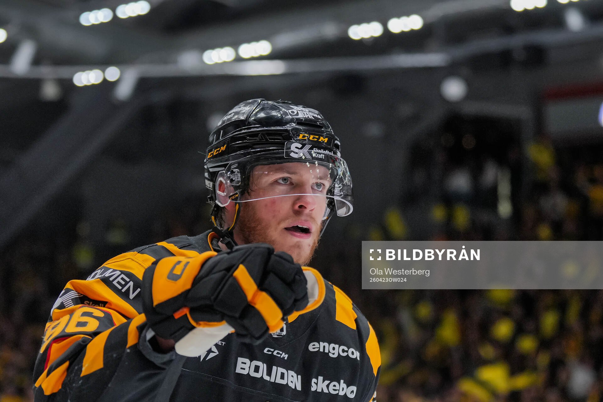 Skellefteås Rickard Hugg jublar