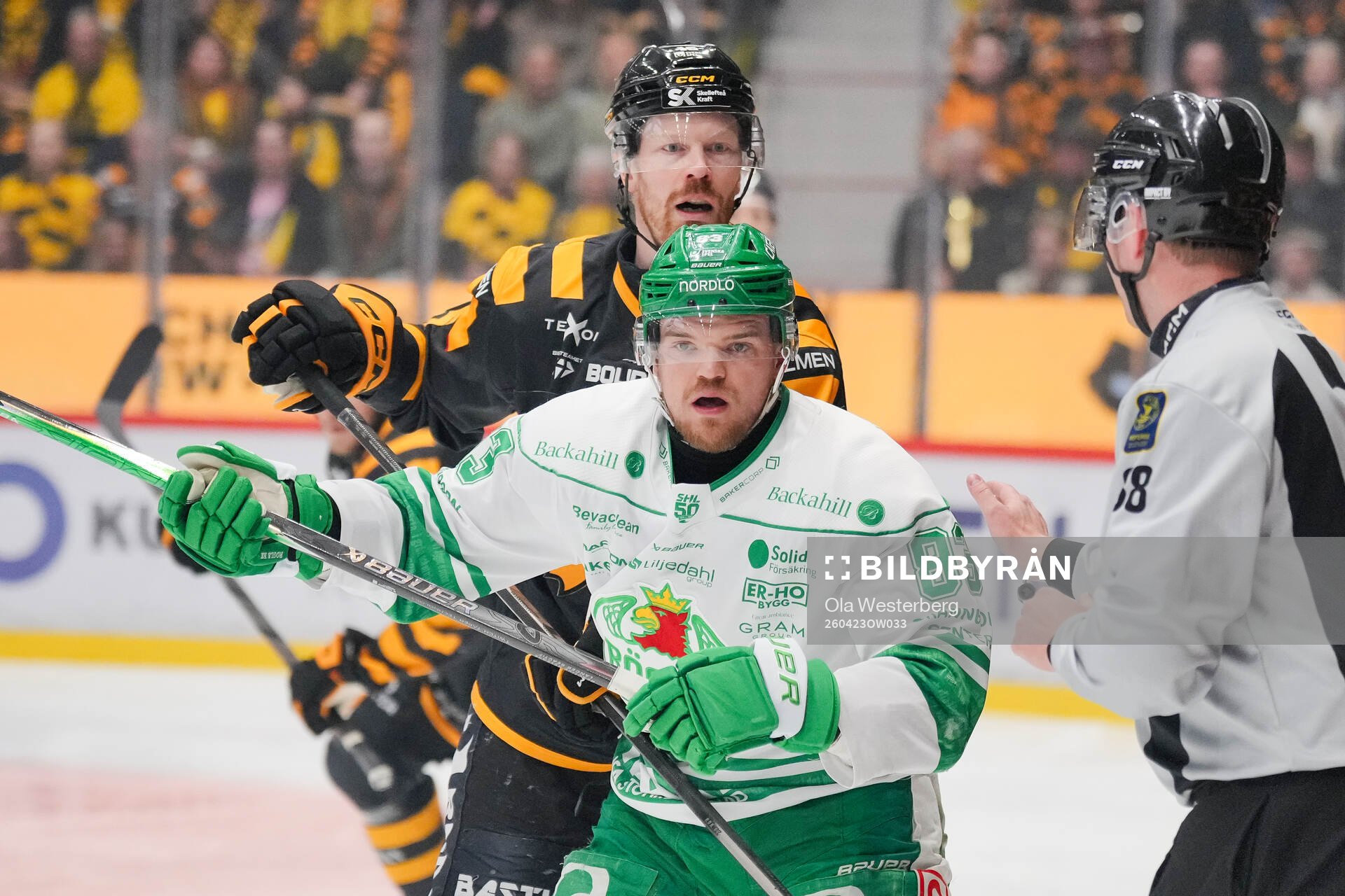 Skellefteås Lars Bryggman och Rögles Karson Kuhlman