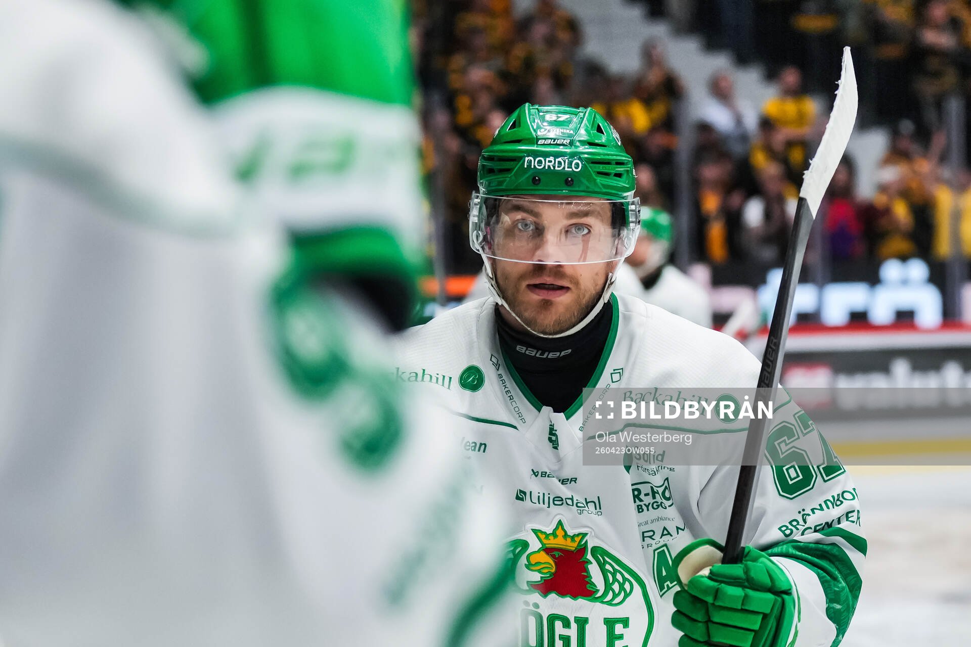 Rögles Leon Bristedt jublar