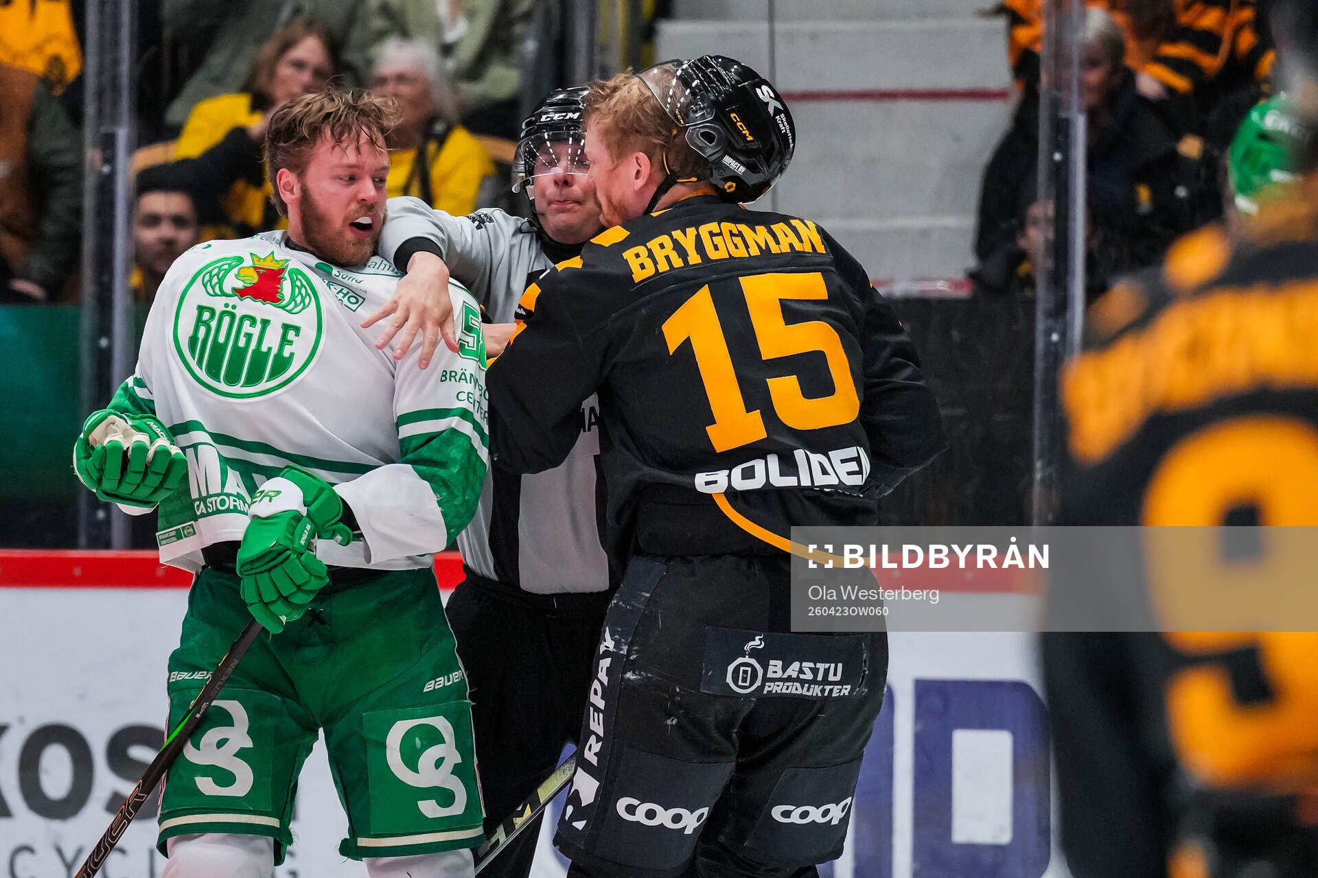 Rögles Filip Johansson och Skellefteås Lars Bryggman