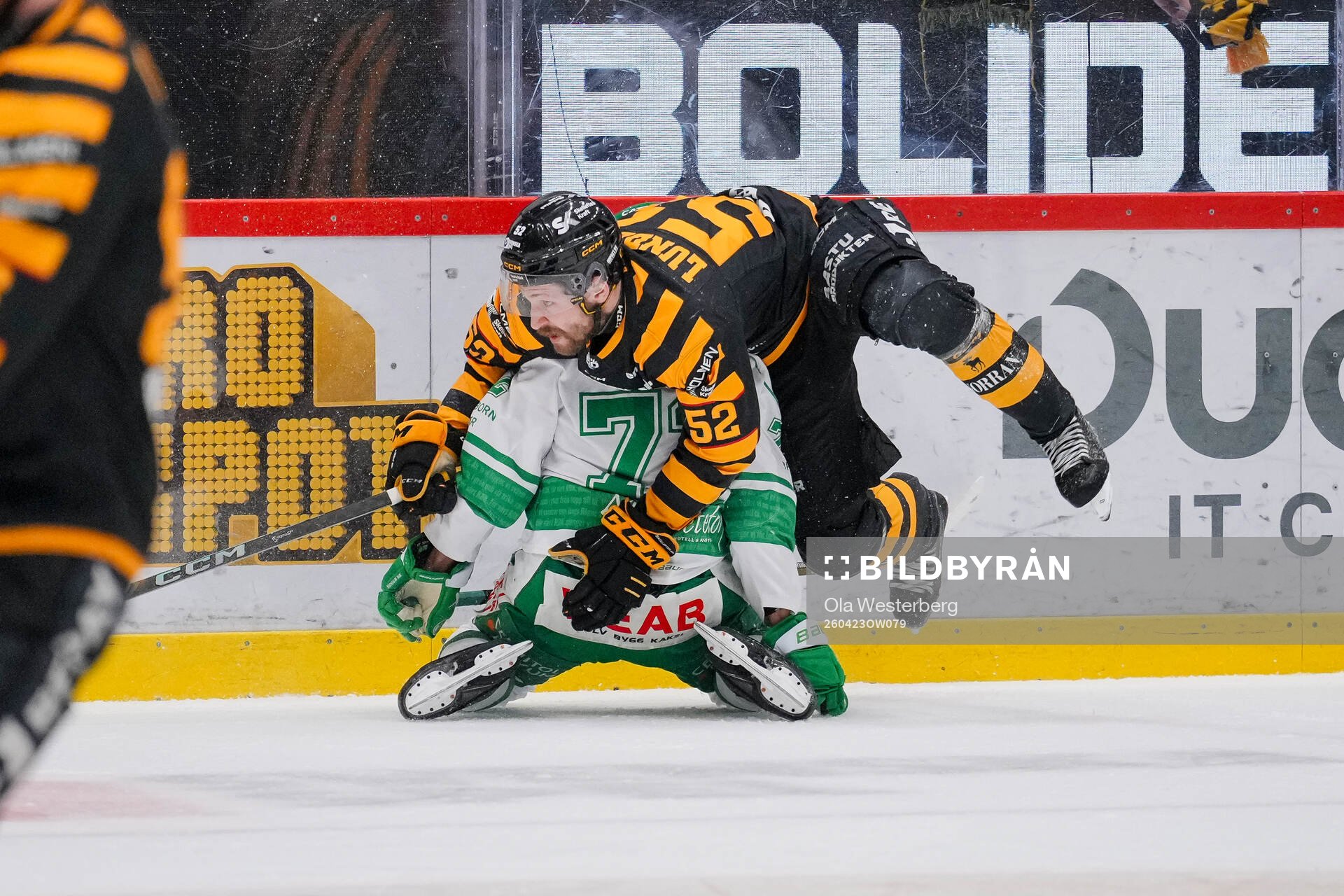 Rögles Daniel Zaar och Skellefteås Arvid Lundberg