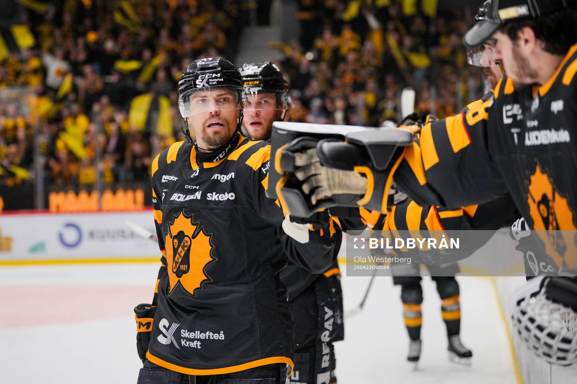 Skellefteås Andreas Johnson jublar