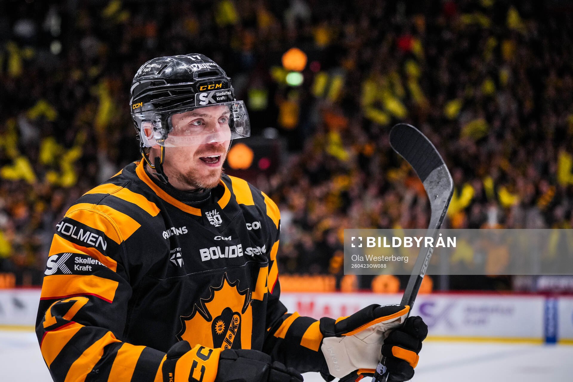 Skellefteås Pär Lindholm jublar