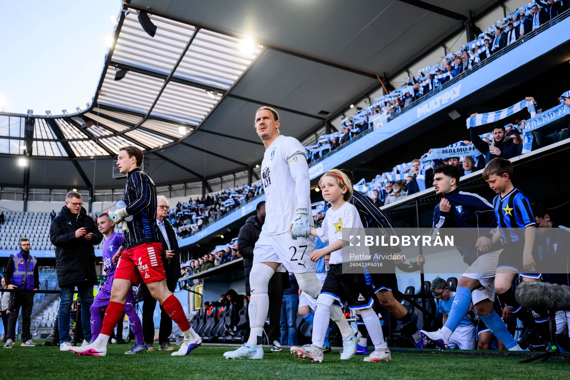 Malmö FFs målvakt Johan Dahlin